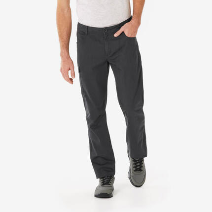 Pantalon de randonnée homme, NH100 gris