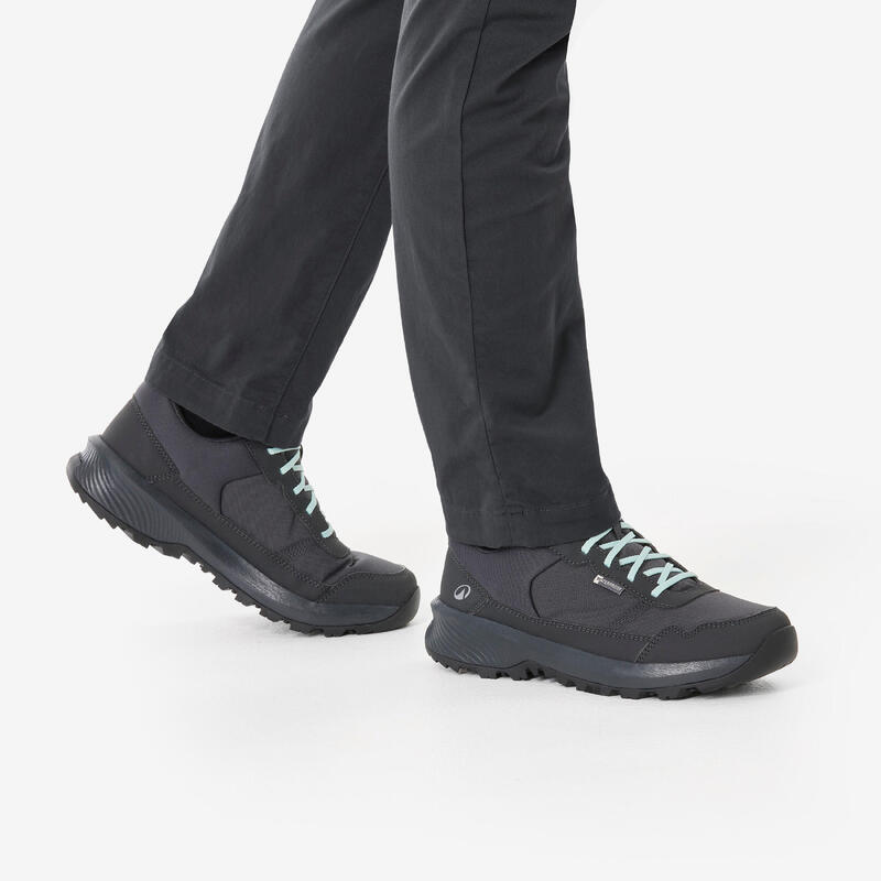 Pantalon de randonnée femme, NH500 Regular gris