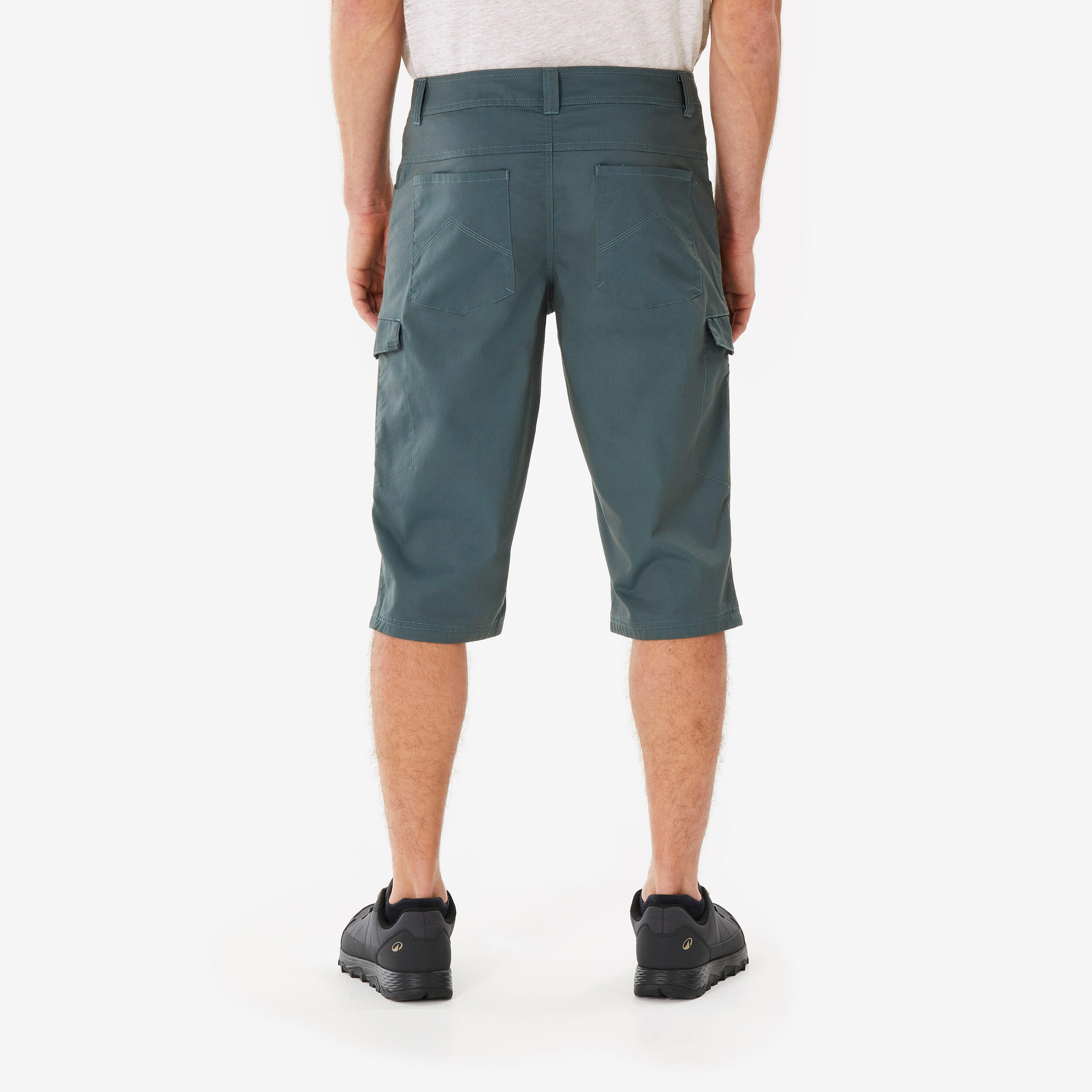 Men’s hiking bermuda shorts, NH500 - Green