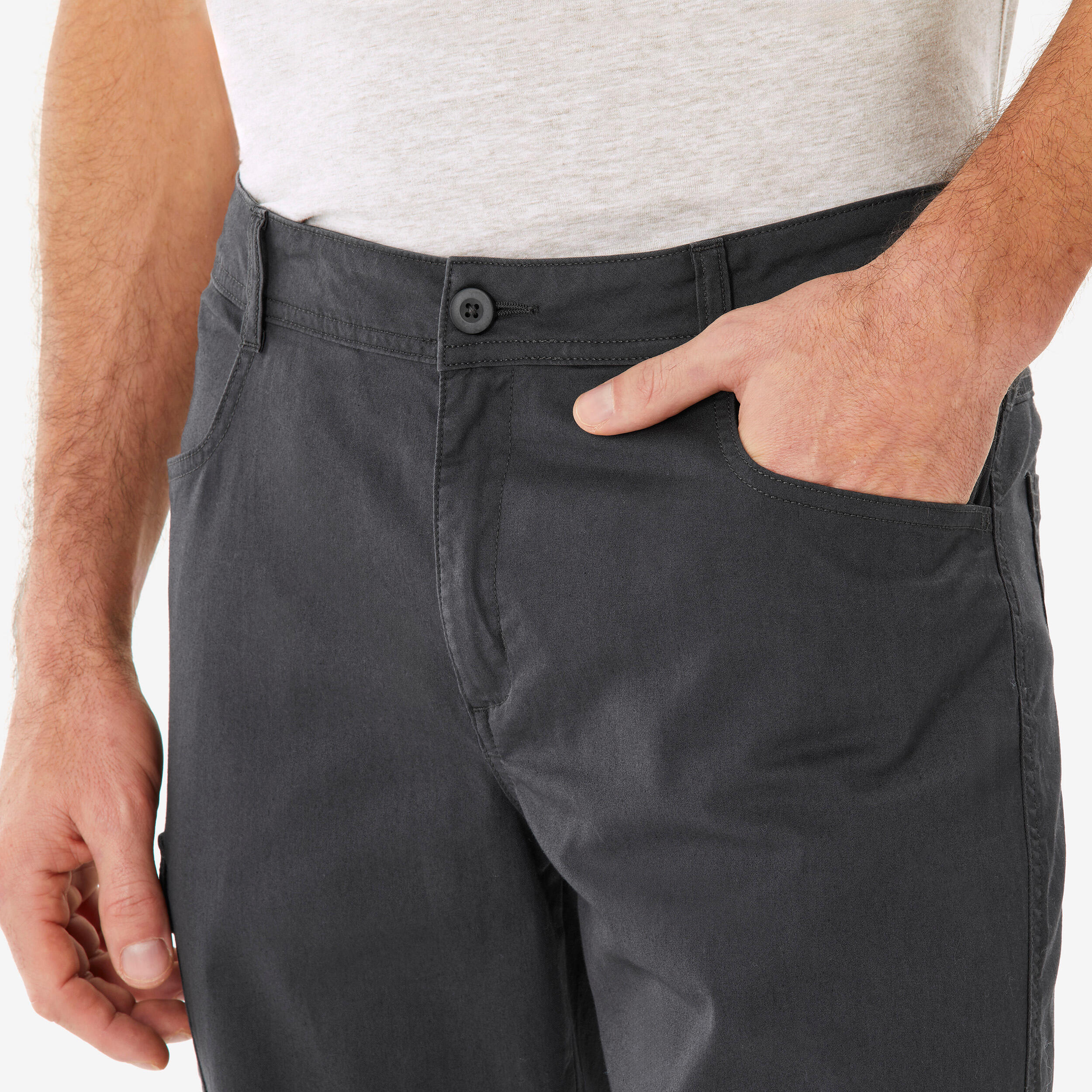 Men’s Hiking Pants - NH 100 Green - QUECHUA