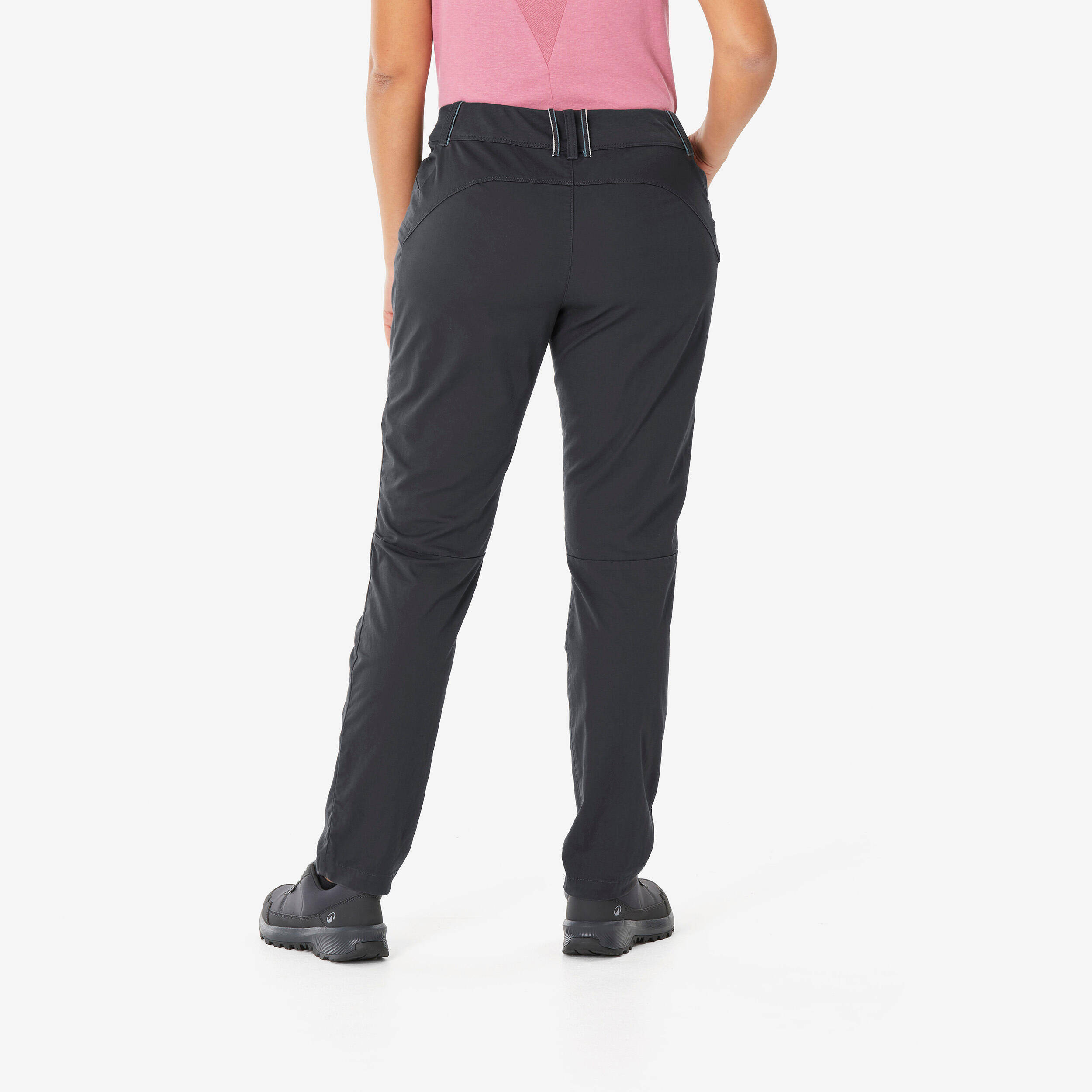 Women's hiking trousers NH500 Regular grey -  2