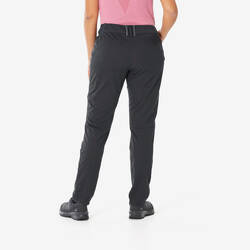 Women's hiking trousers NH500 Regular grey