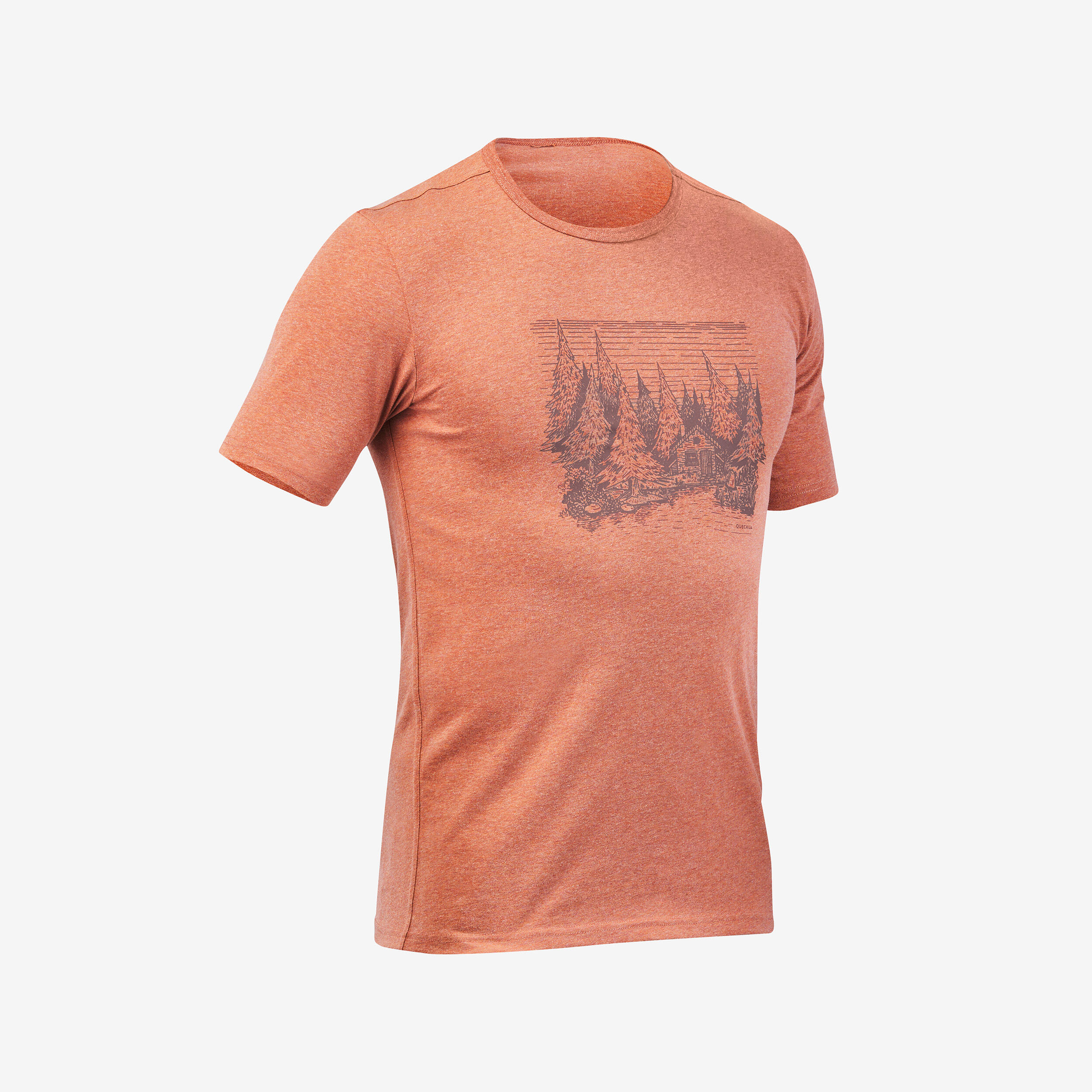 Camiseta de montaña y trekking manga corta Hombre Quechua NH100 5/5