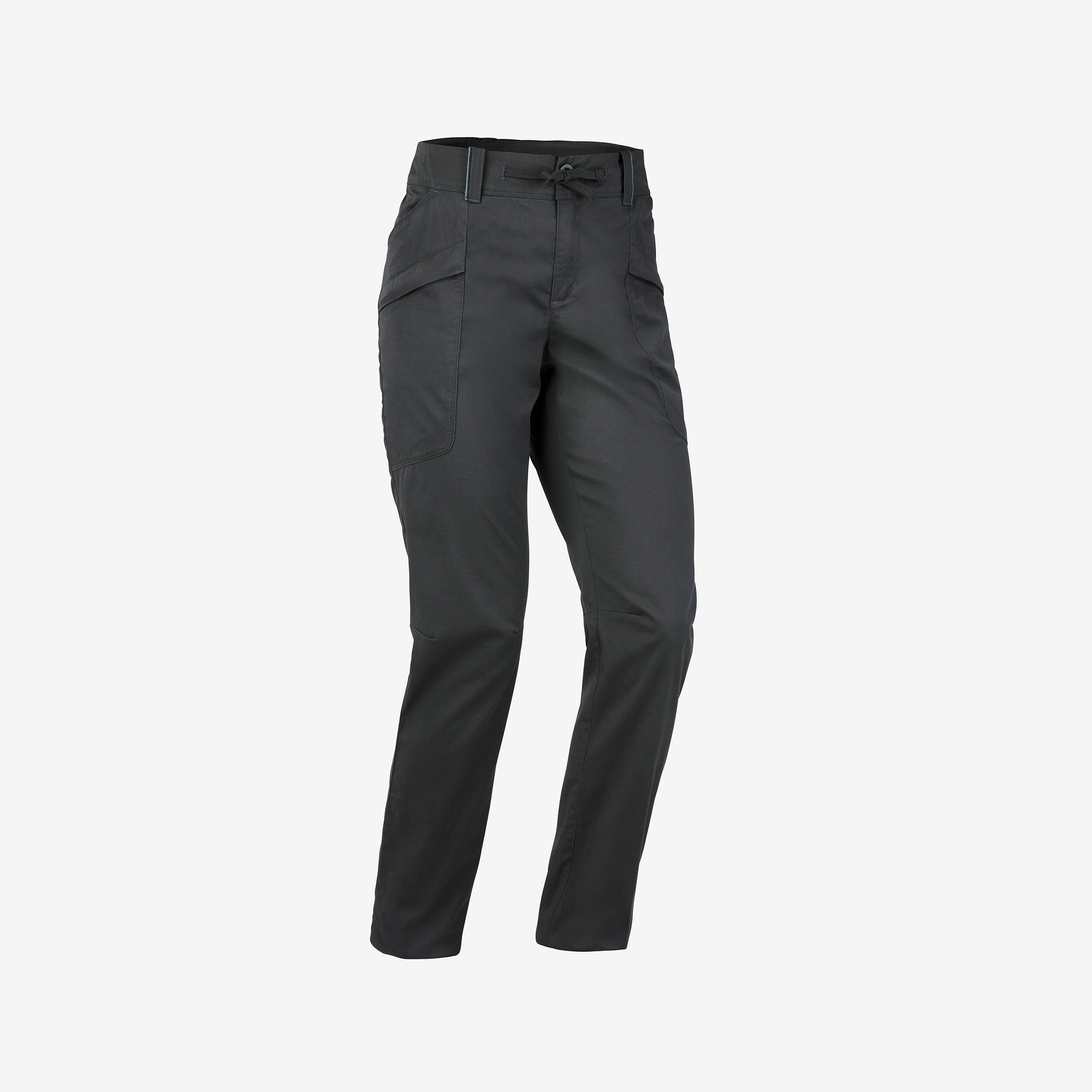 Pantalón de montaña y trekking algodón Mujer Quechua NH900 gris 5/8