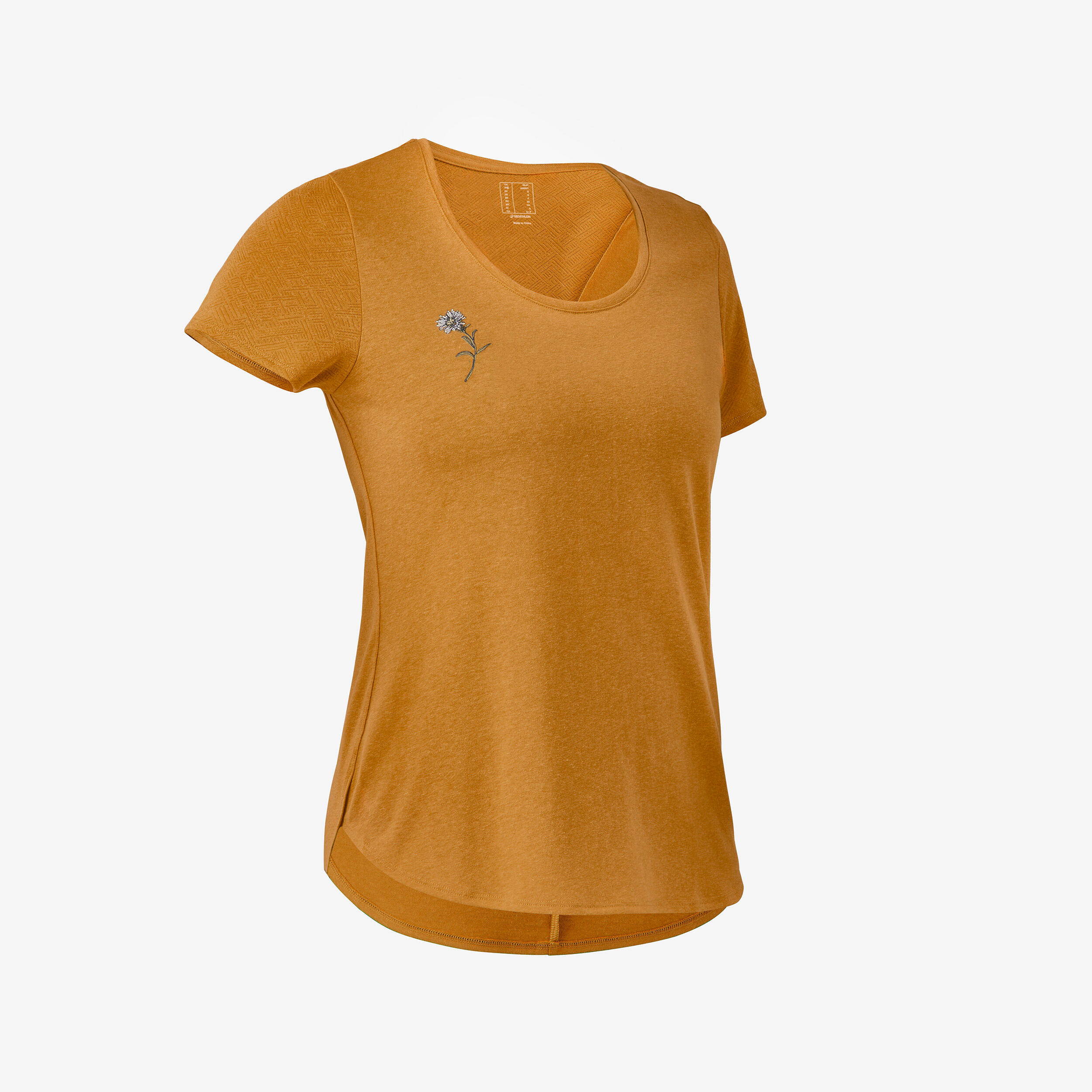 Camiseta de montaña y trekking manga corta Mujer Quechua NH500 6/9