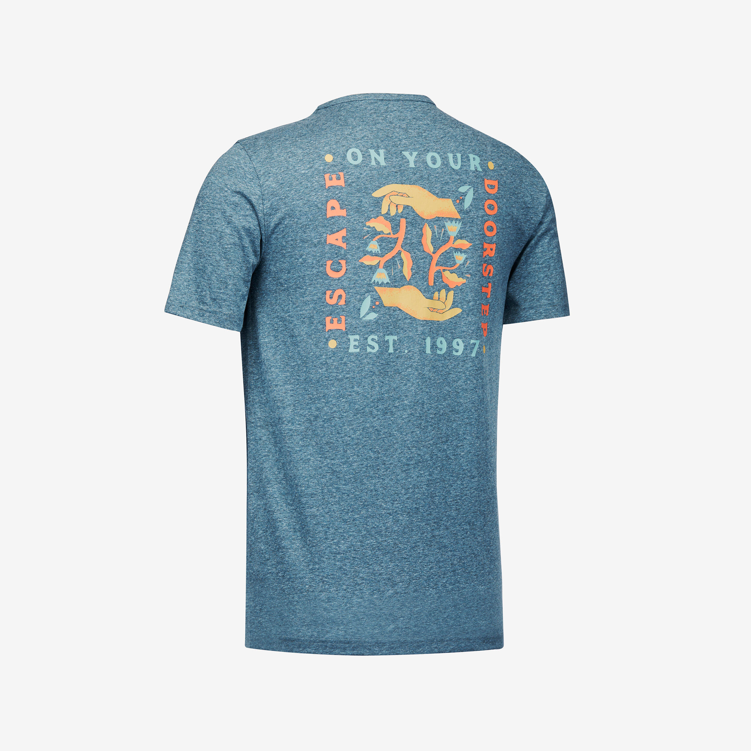 Camiseta de montaña y trekking manga corta Hombre Quechua NH100 6/6