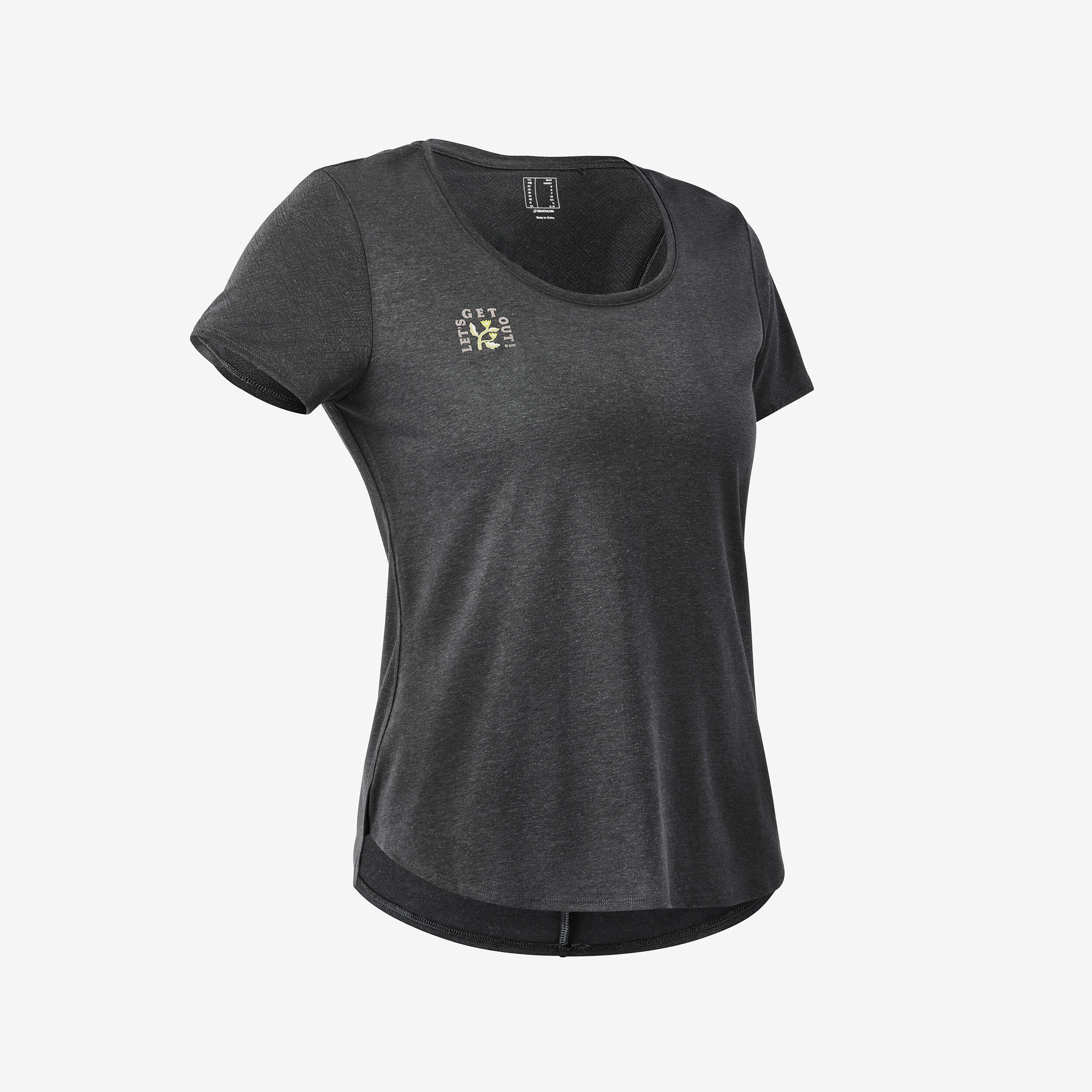 Camiseta de montaña y trekking manga corta Mujer Quechua NH500 6/6