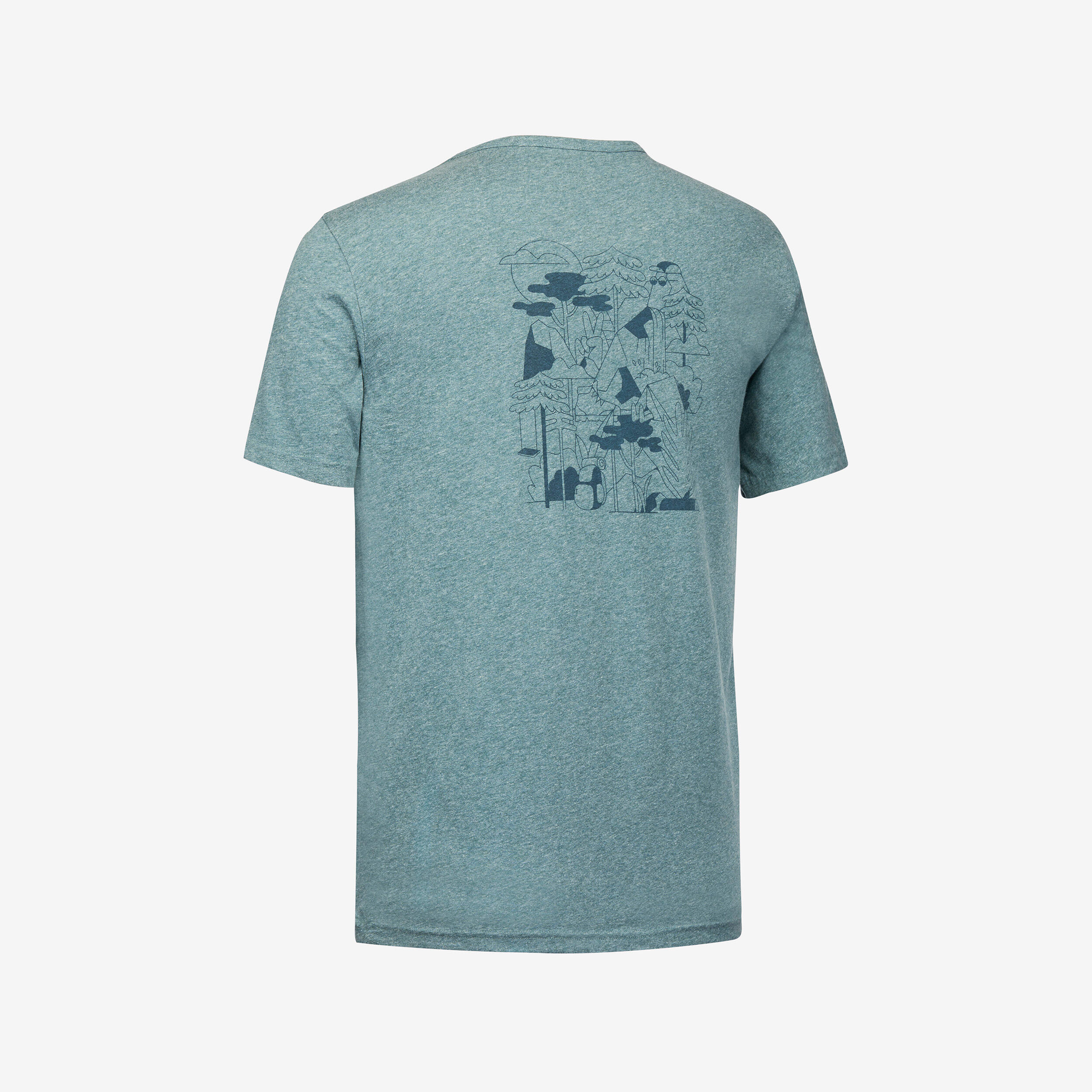 Camiseta de montaña y trekking manga corta Hombre Quechua NH100 6/6