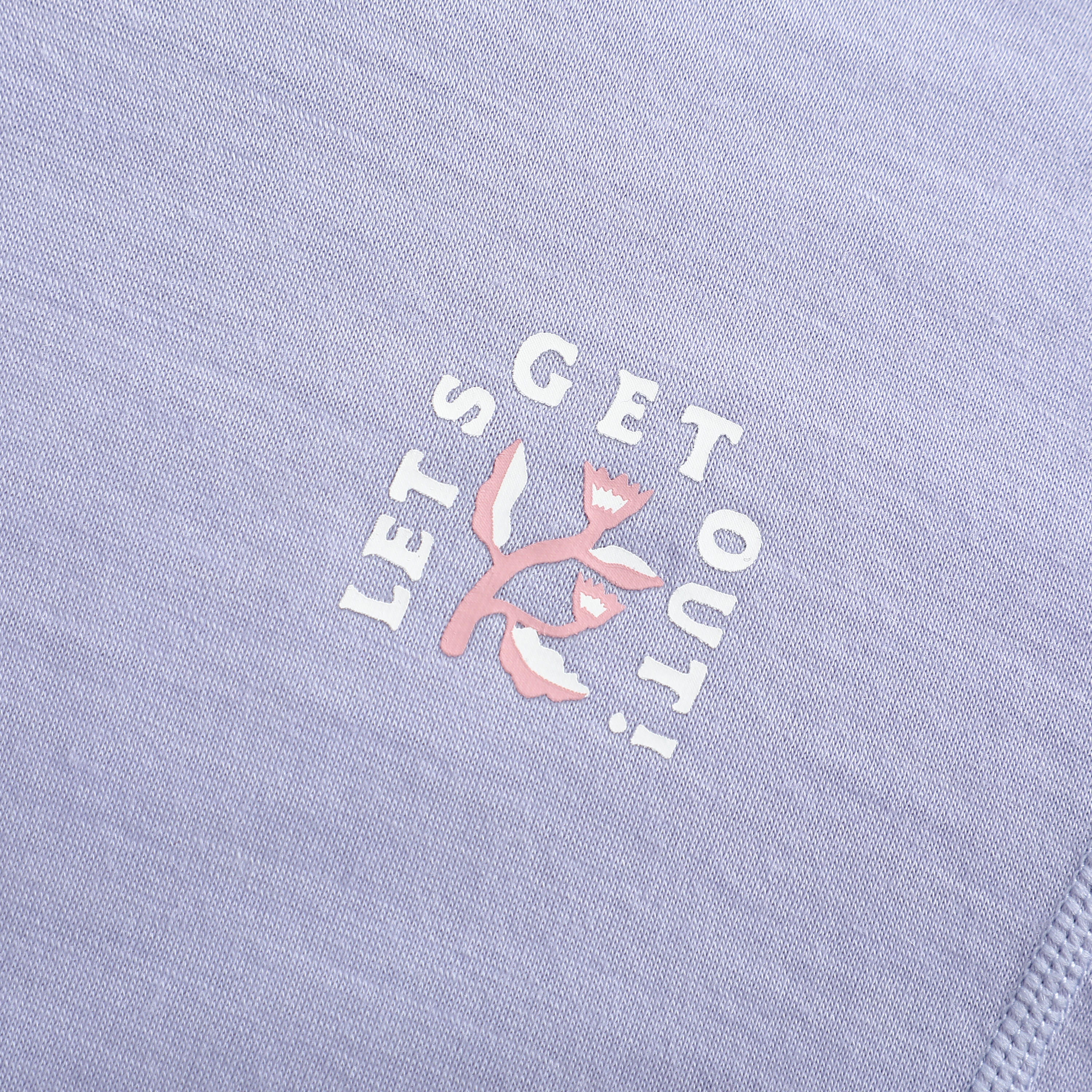 T-shirt in lana trekking bambina MH900 WOOL lilla 5/21