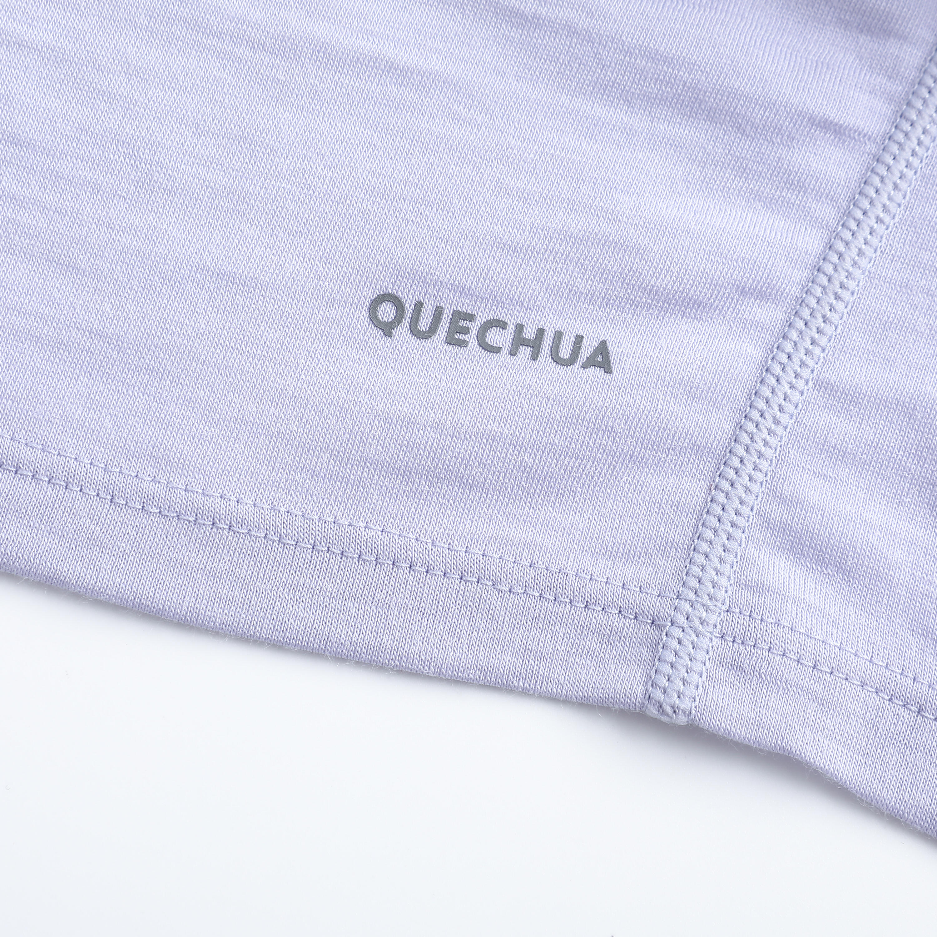 T-shirt in lana trekking bambina MH900 WOOL lilla 4/21