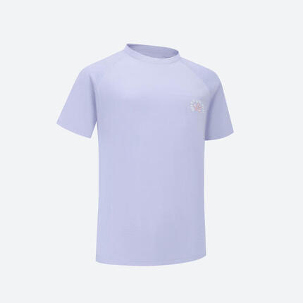 T-shirt de randonnée mérinos enfant 7-15 ans, MH900 bleu