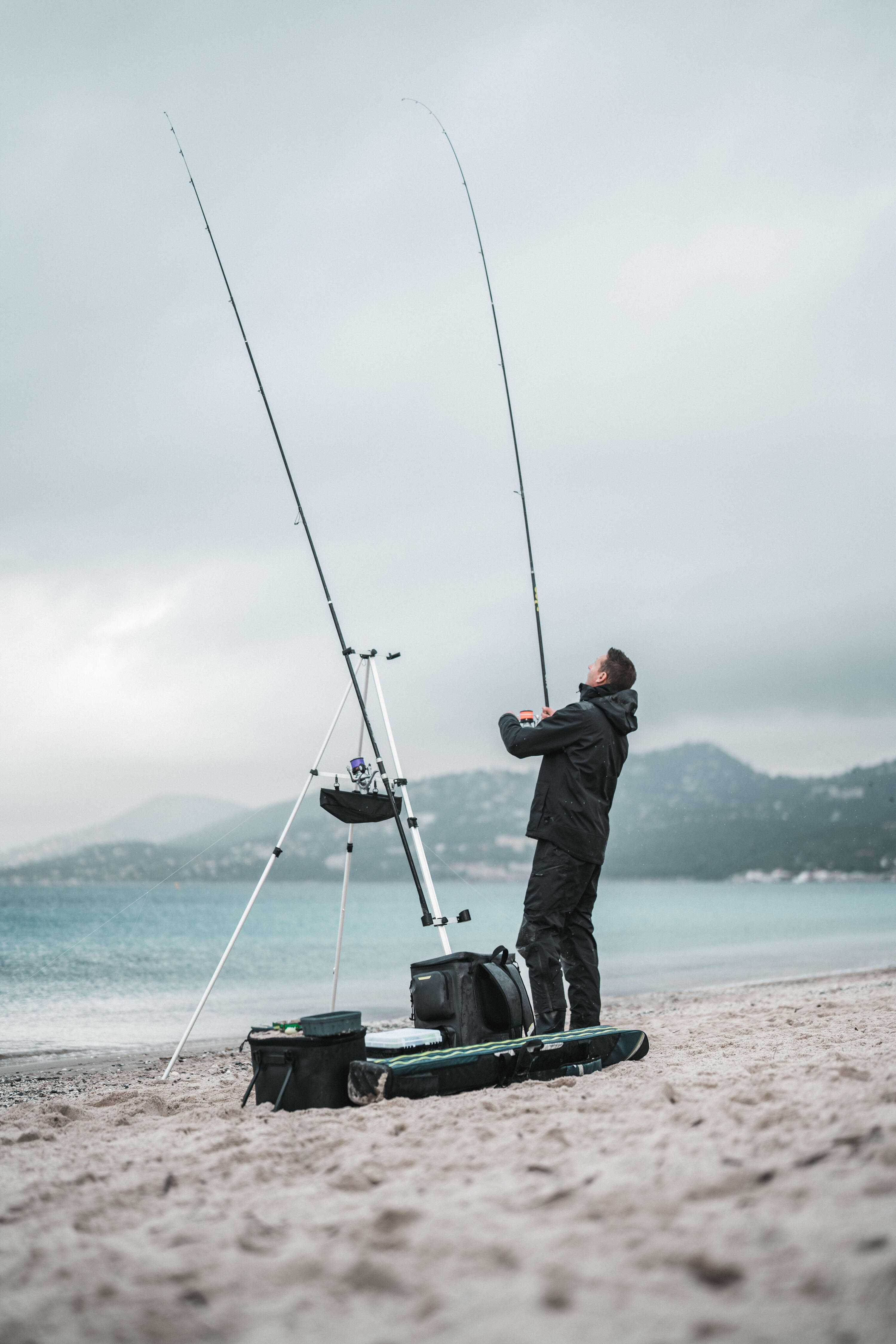 Prut na sportovní mořský rybolov Symbios Light 900 4,5 m Hybrid 17/20