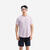 T-shirt tennis manches courtes homme - Artengo DRY violet clair Gaël Monfils