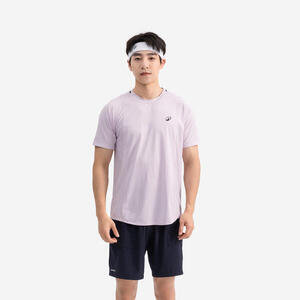Camiseta de tenis manga corta hombre - Artengo DRY violeta Gaël Monfils