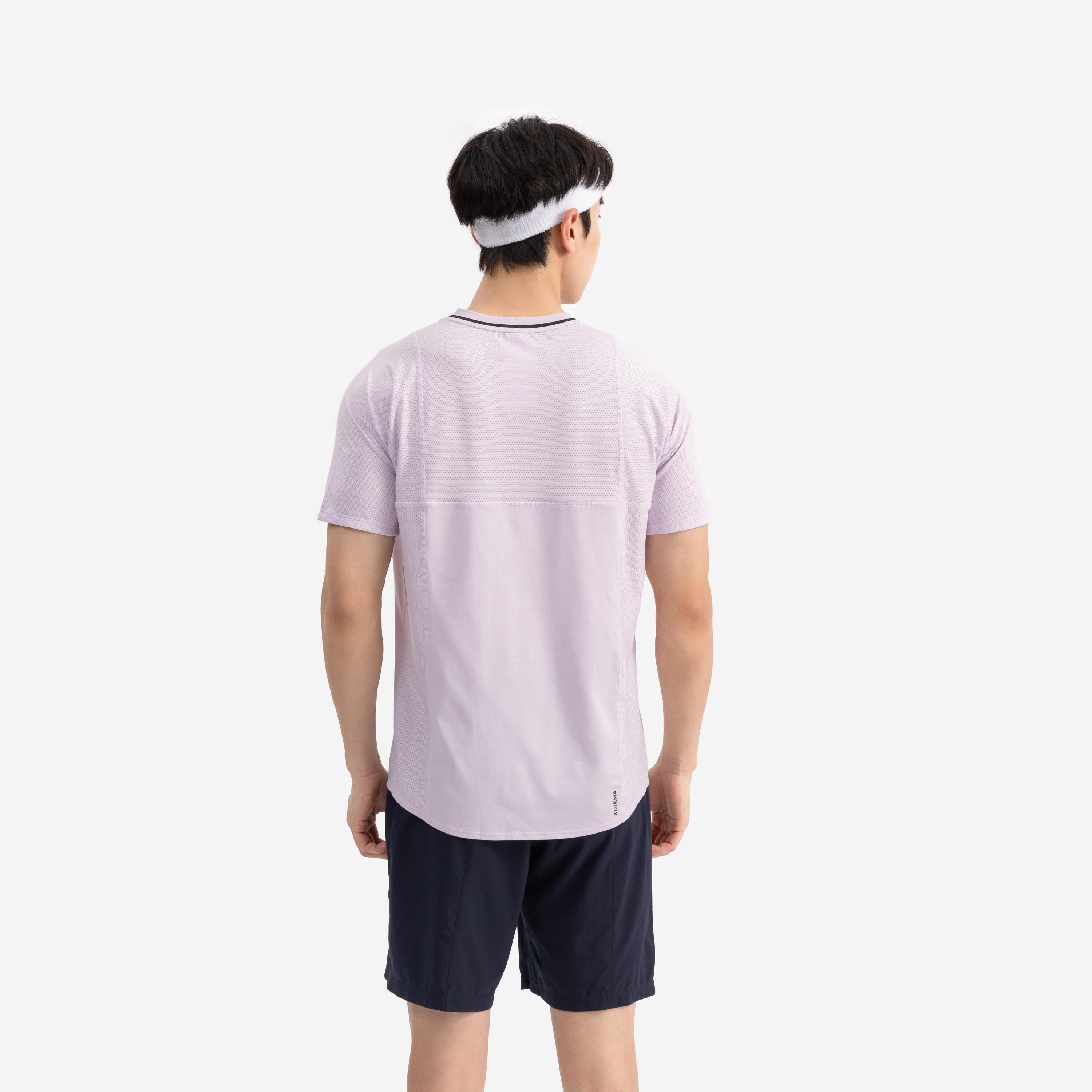 T-shirt de Ténis Homem - Artengo DRY violeta Gaël Monfils 4/4