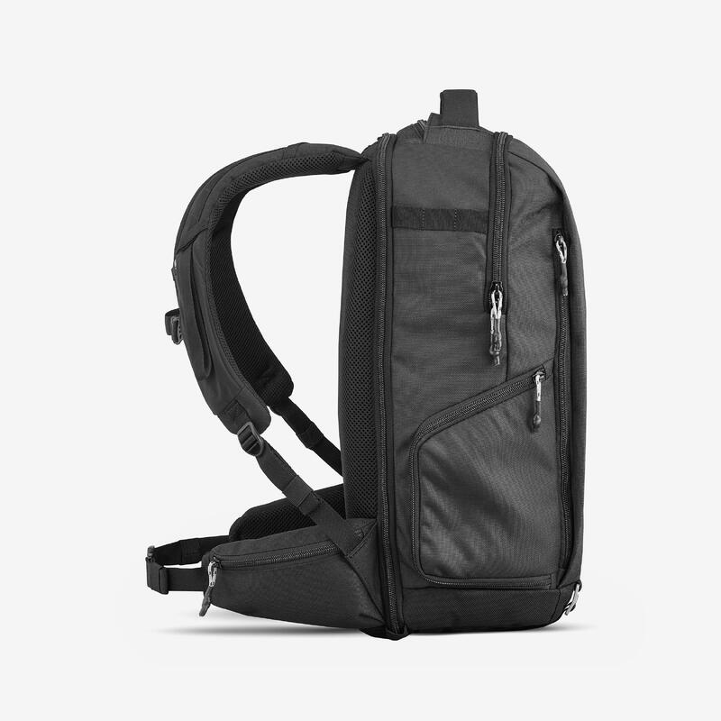 Mochila de montaña y trekking 30L para cámara fotos Quechua NH900 Focus