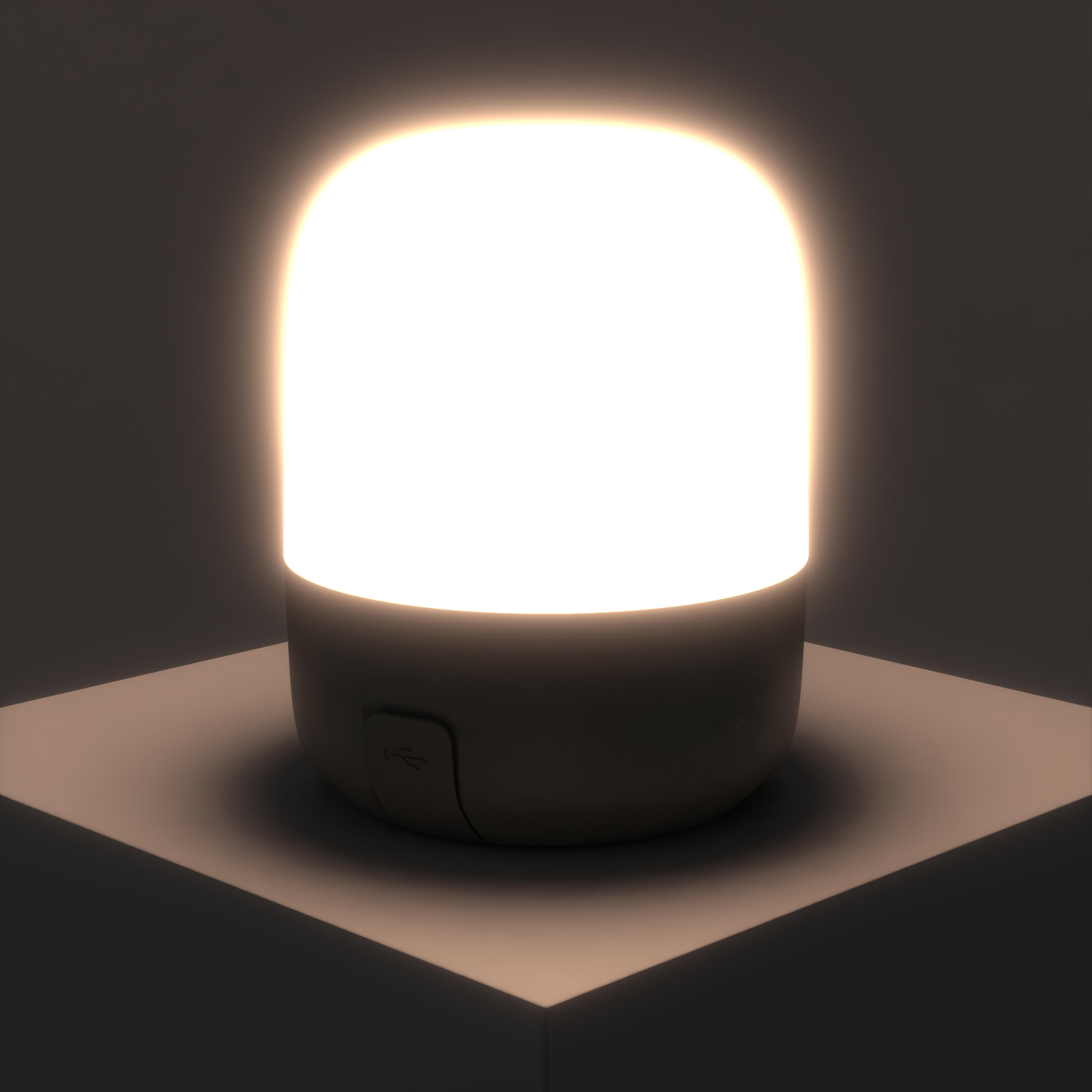 Lampe de camping rechargeable USB-C 4 modes - QUECHUA