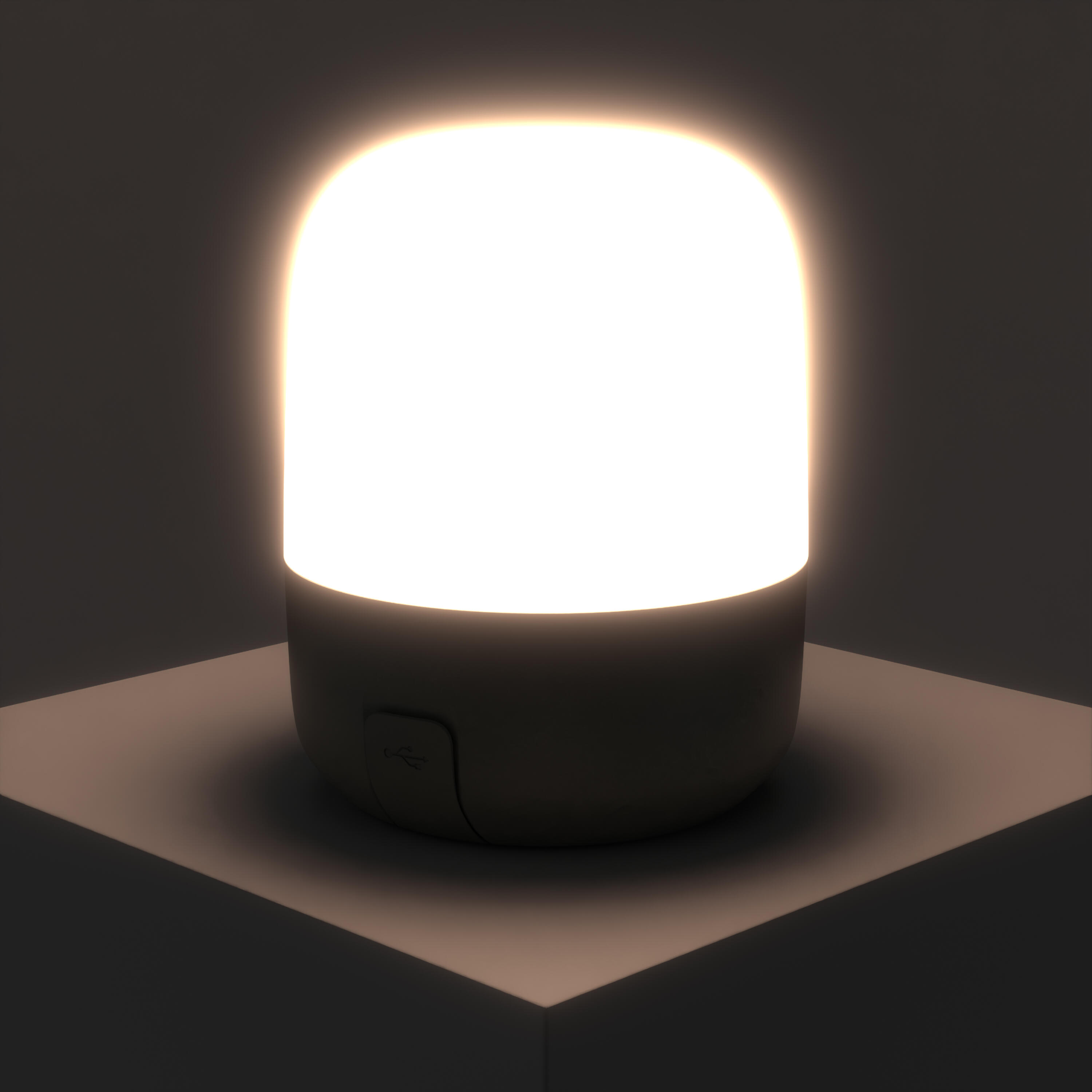 Lampe de camping rechargeable USB-C 4 modes - QUECHUA