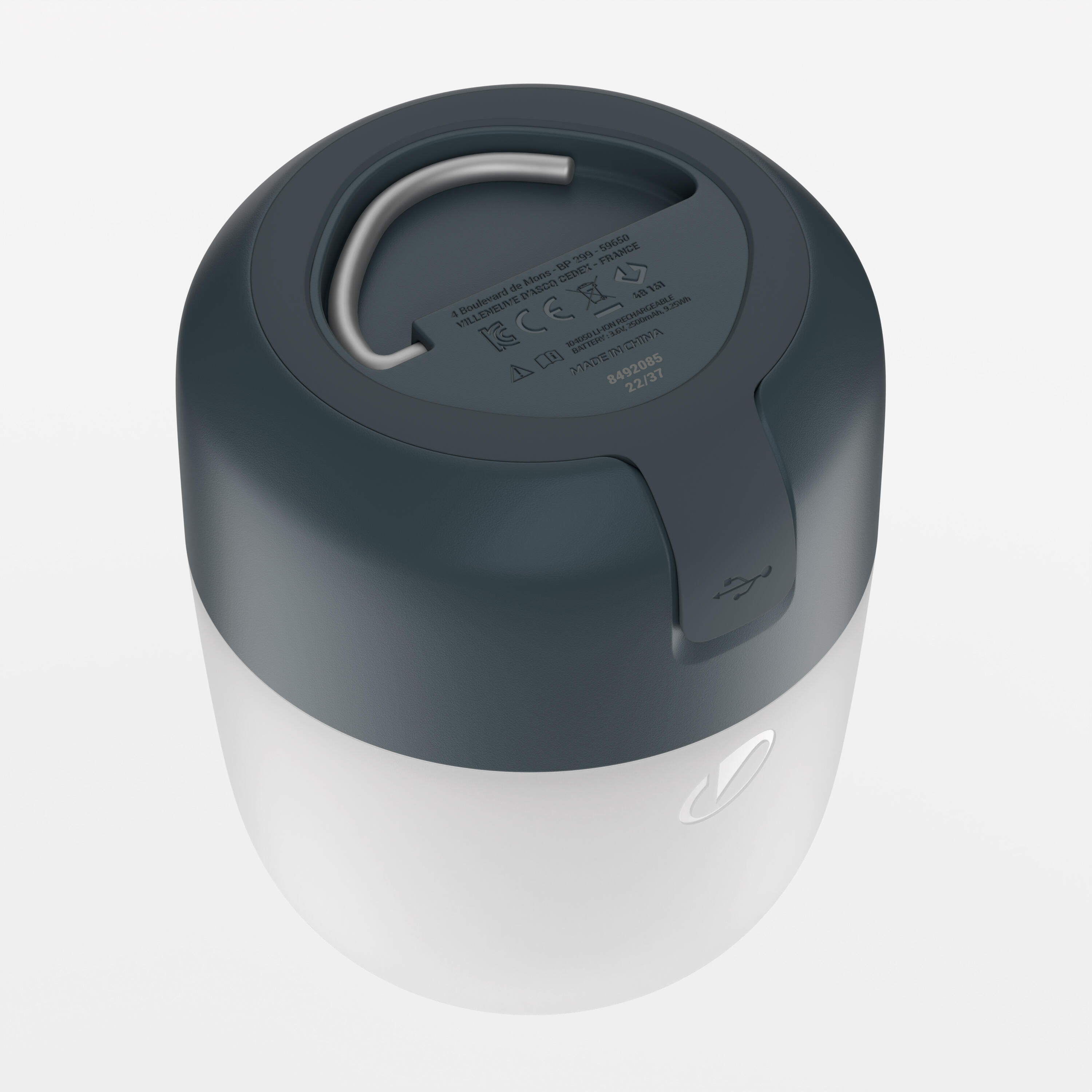 Lampe de camping rechargeable USB-C 4 modes - QUECHUA
