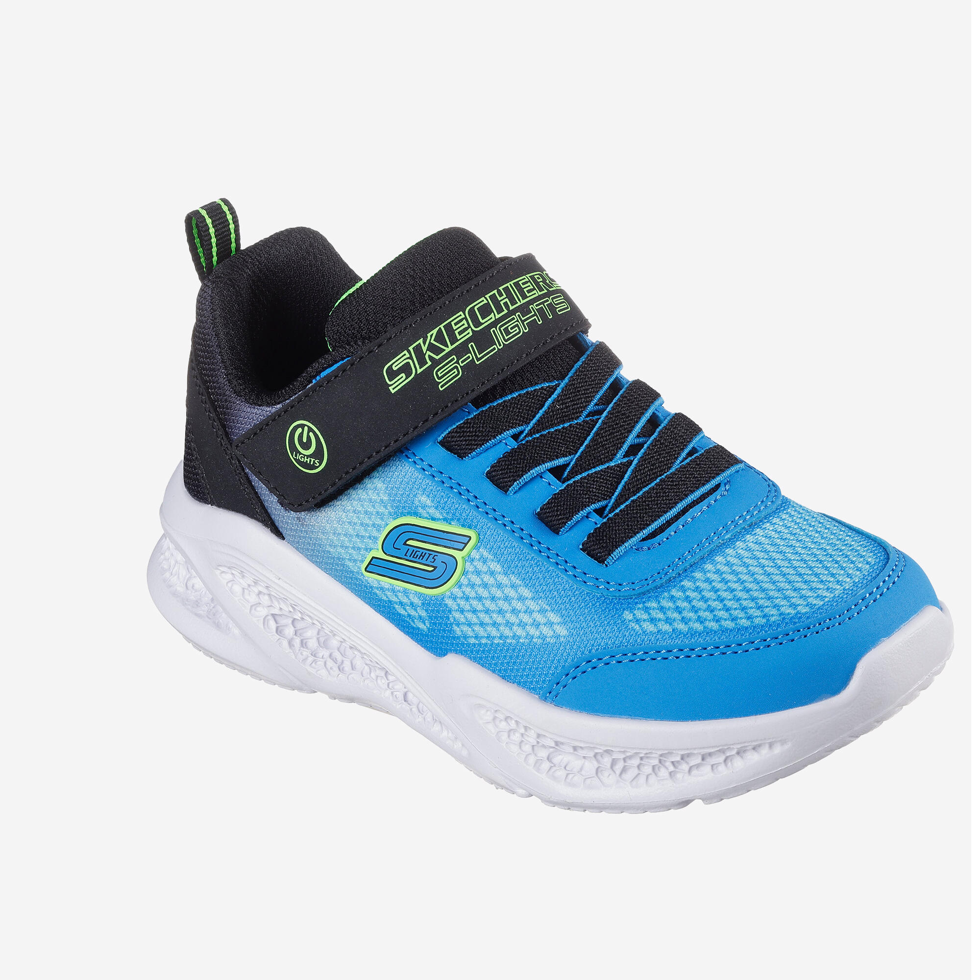 Kids' Light-Up Shoes Meteor Lights Krendox - Blue & Black 3/5