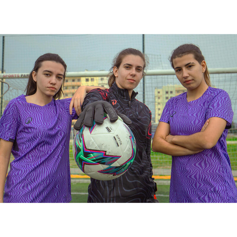 Tricou de fotbal Viralto Matrix Mov Damă