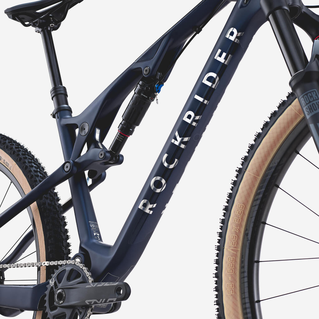 MTB Cross Country XC Vollcarbonrahmen AXS Carbonlaufräder Race 900 S blau 