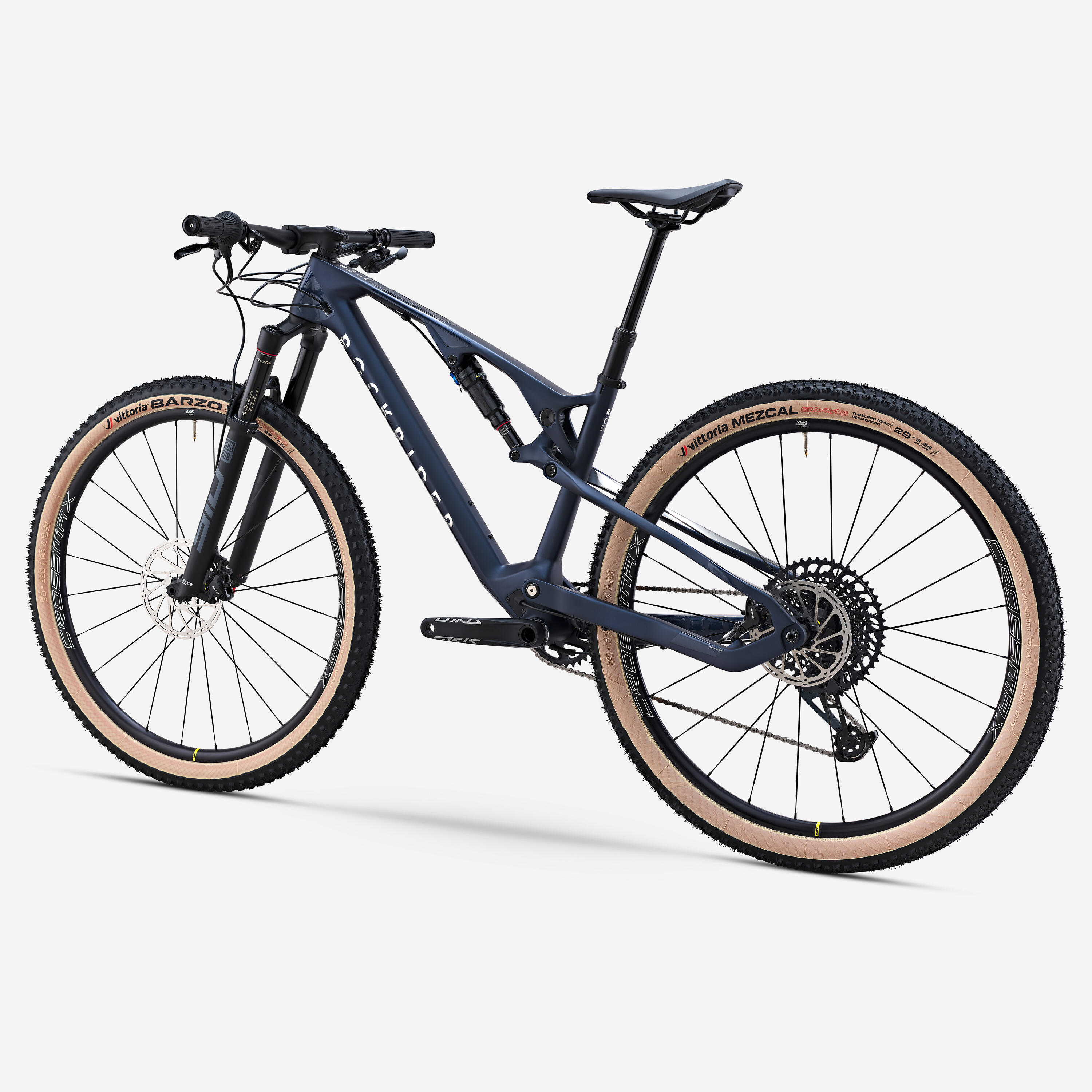 Vélo vtt xc crosscountry race 900 s bleu - cadre full carbone - GX roues alu 3/8
