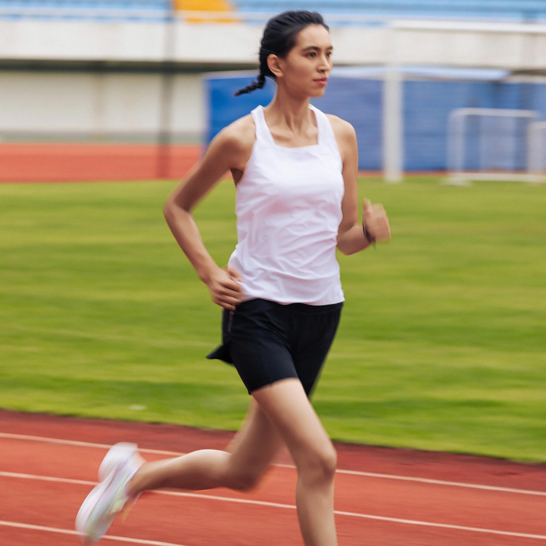 Vermoeide hardloper na de training