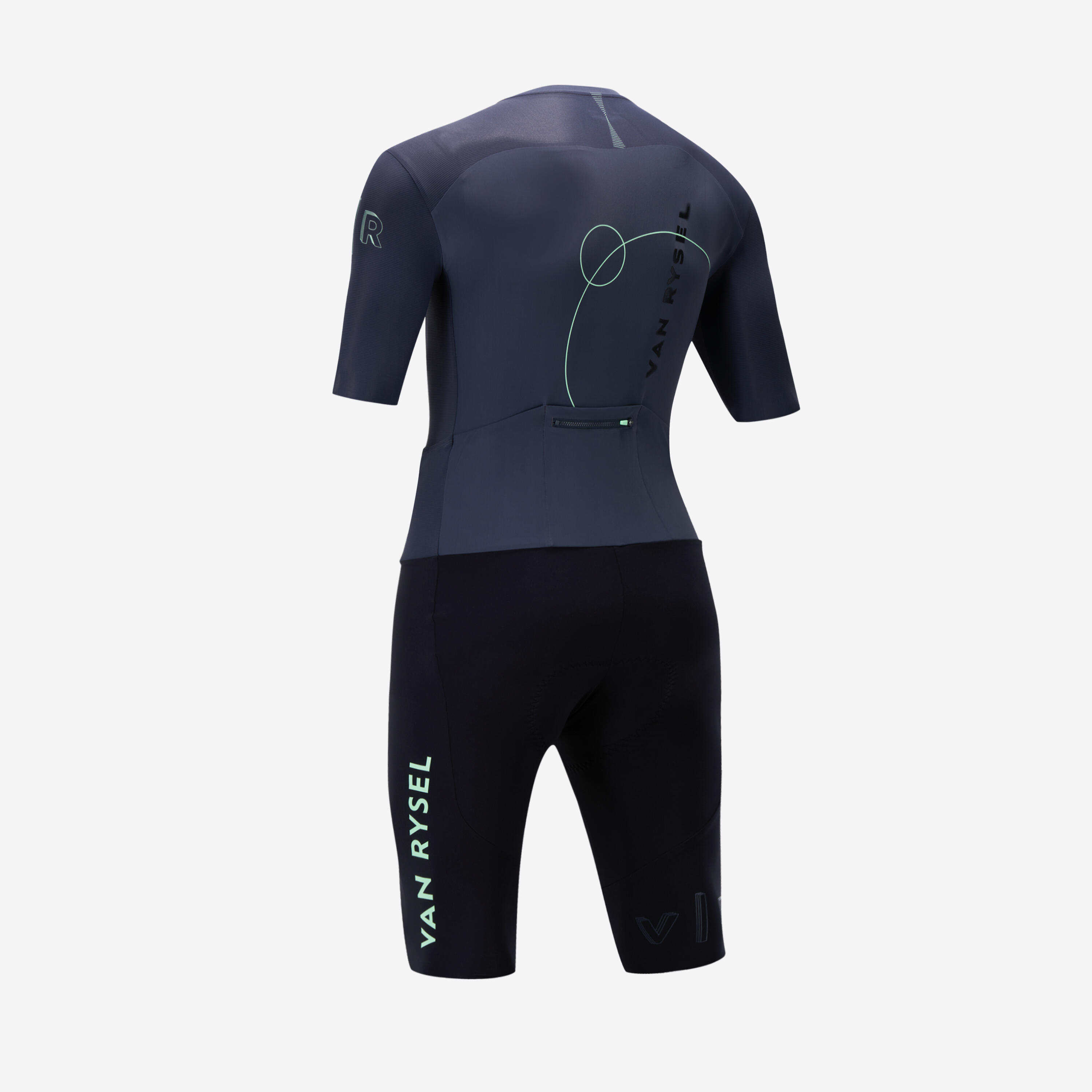 Men's Road Cycling Summer Bodysuit RACER 2 Team - Grey 15/23