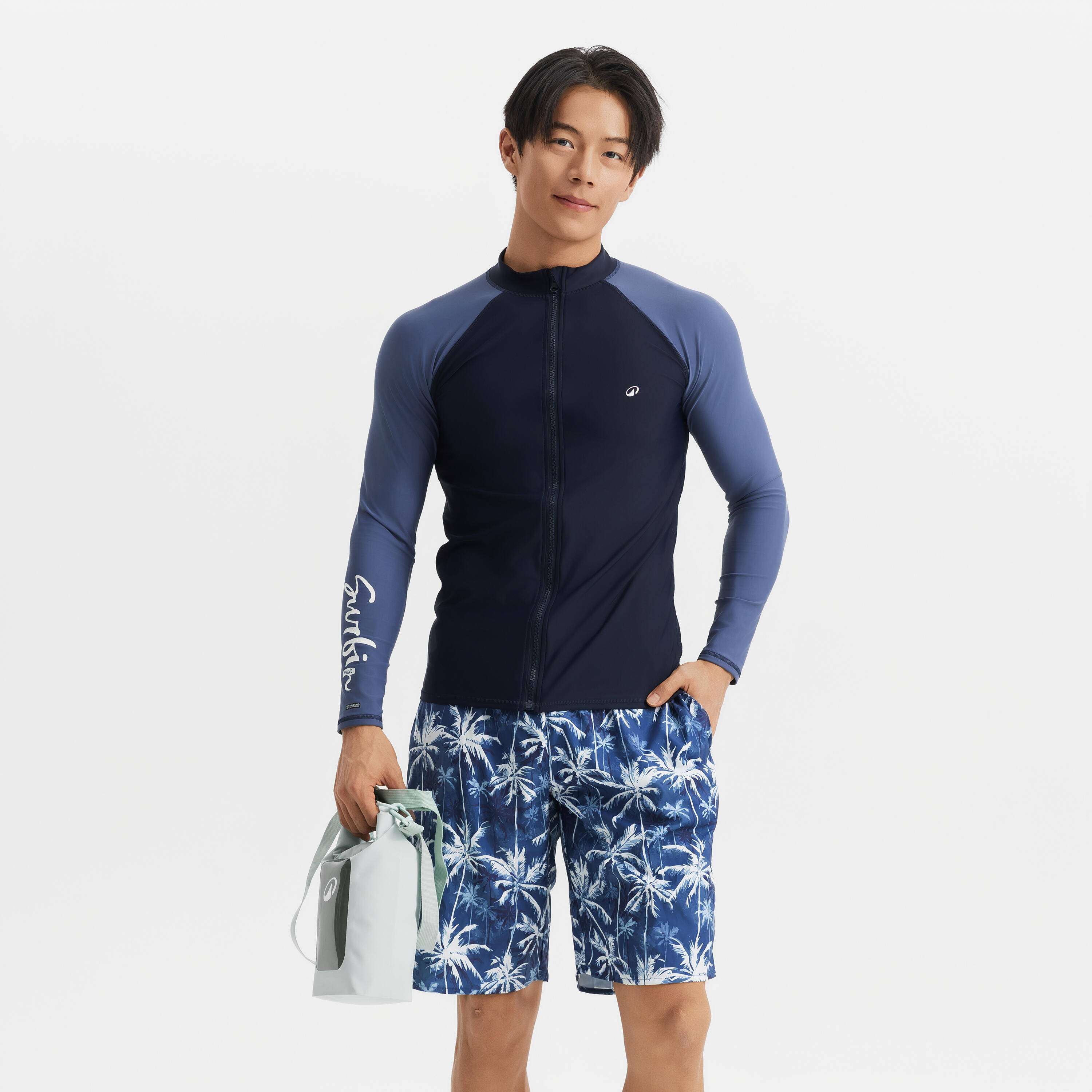 Surfing Man ZipTop UV 550 - NAVY -  5