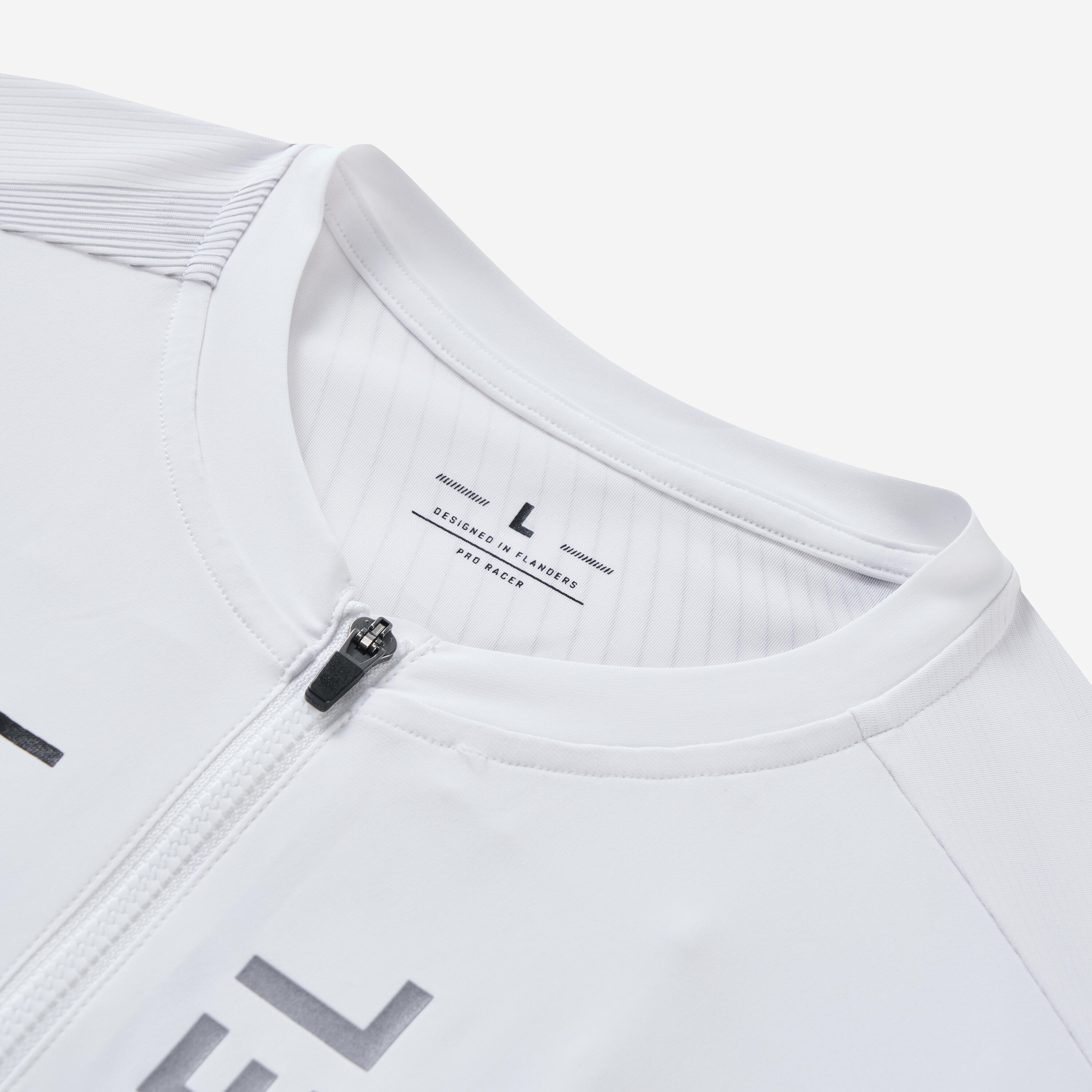 Men's Road Cycling Summer Bodysuit RACER 2 Team - White 33/35