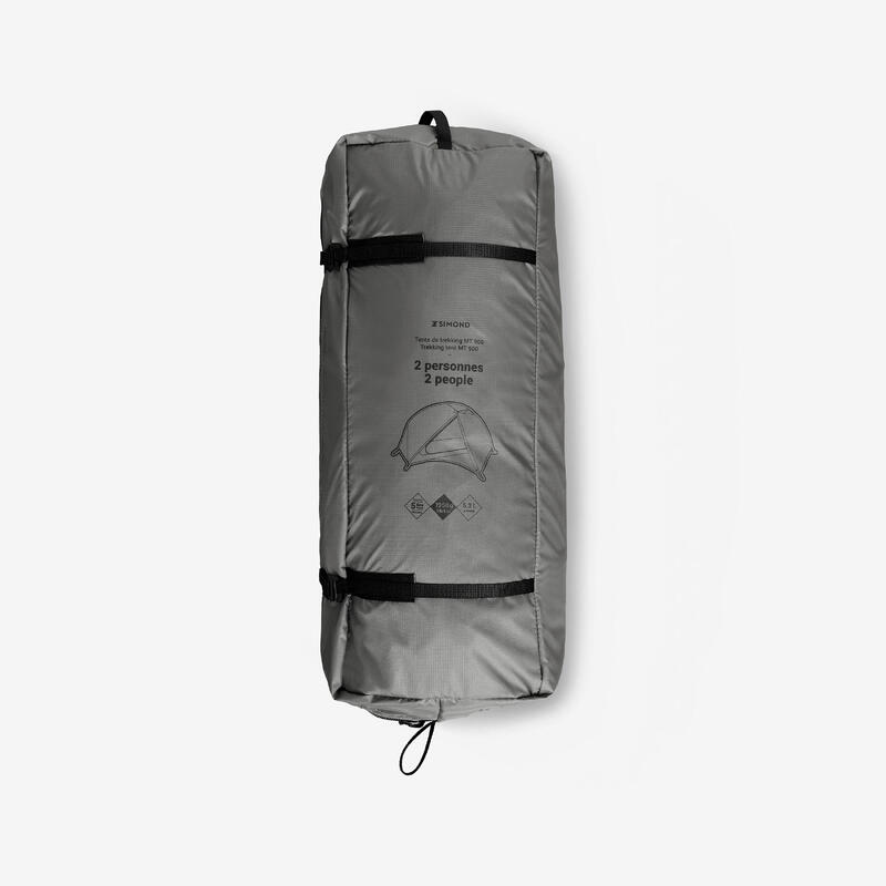 Tweepersoonskoepeltent voor trekking MT900 licht en vrijstaand