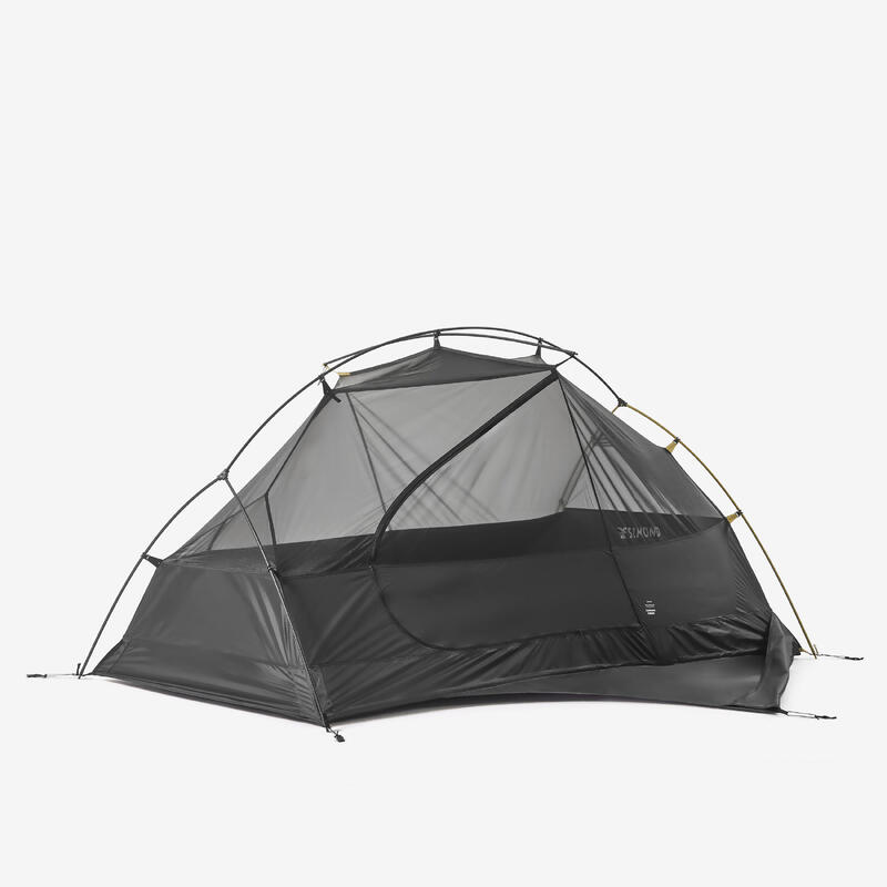 2 Kişilik Outdoor Trekking Çadır - Gri/Siyah - MT900