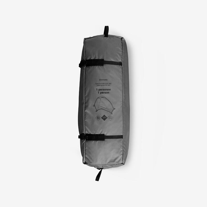 Tenda Abóbada de Trekking 1 pessoa MT900, leve e autoportante