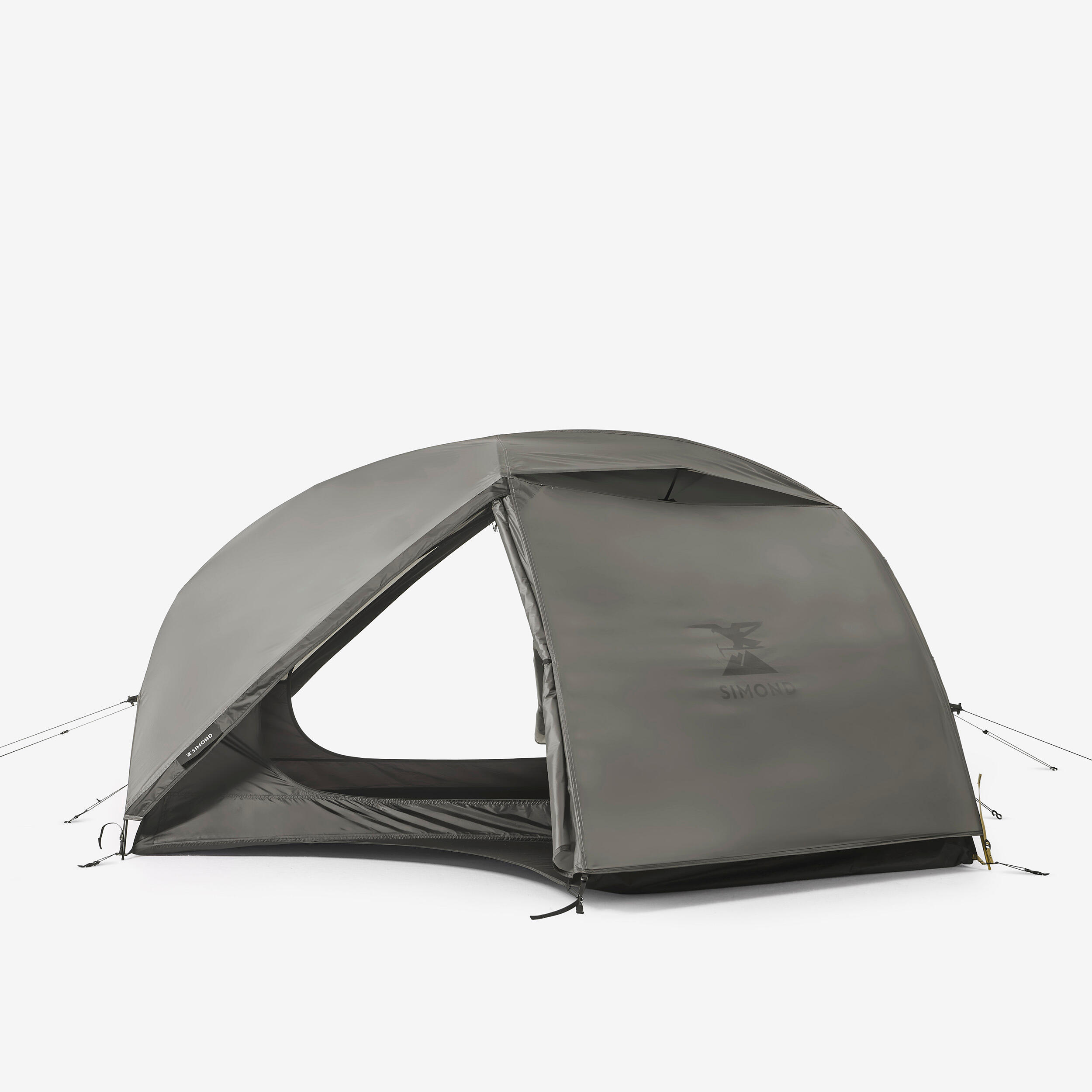 Tweepersoons koepeltent voor trekking MT900 grijs 5/8