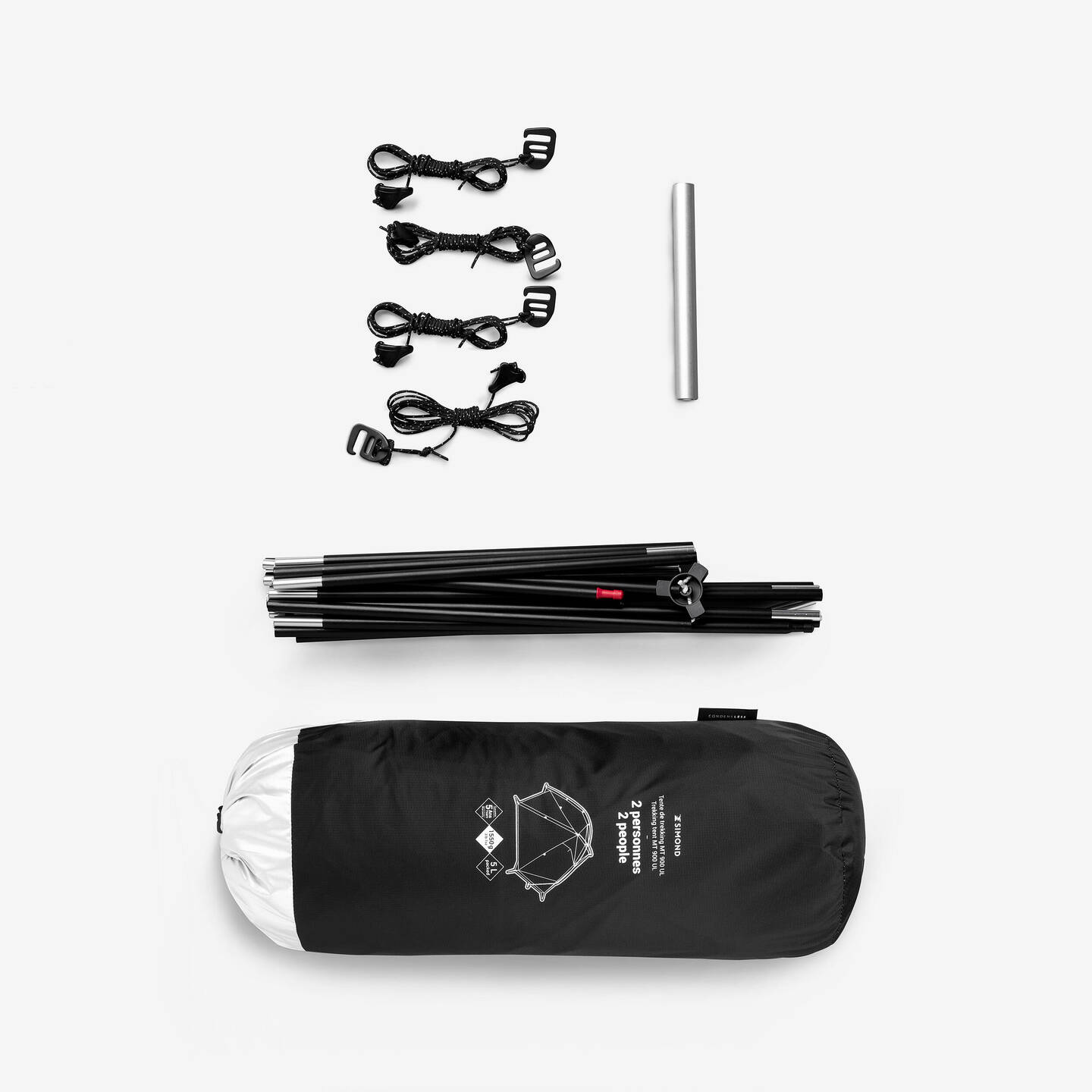 SIMOND Trekkingzelt MT900 Condensless 2-Personen