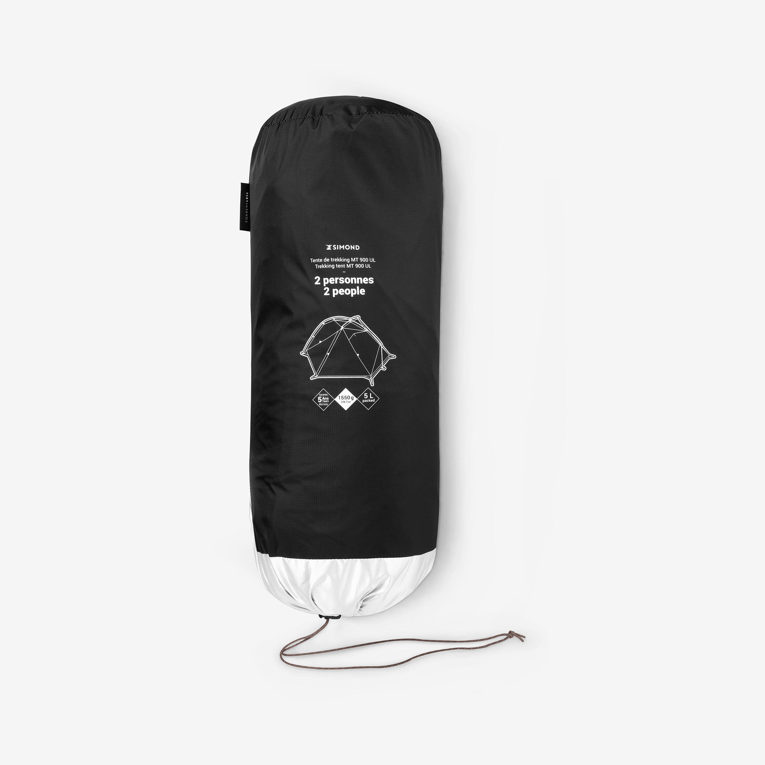 Ultralichte tent MT900 2-persoons enkelwandig condensloos 6/27