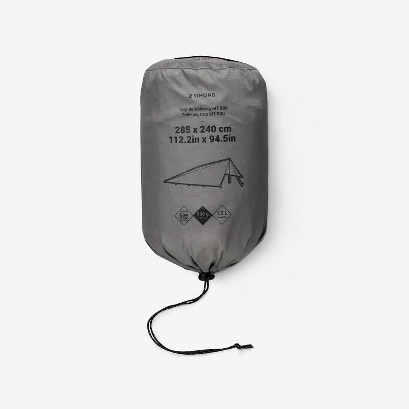 Adăpost Trekking MT900 1/2 Persoane Gri