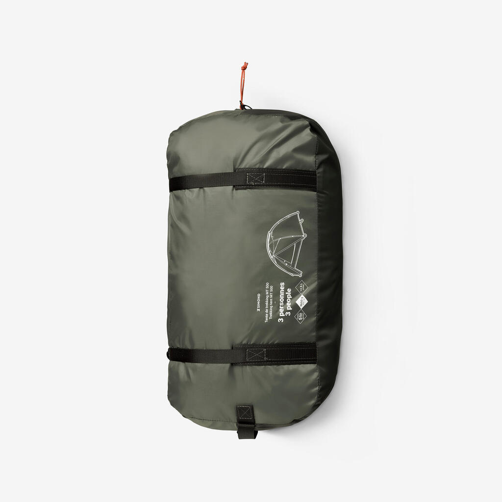 ​Tente dôme de trekking 3 places MT500
