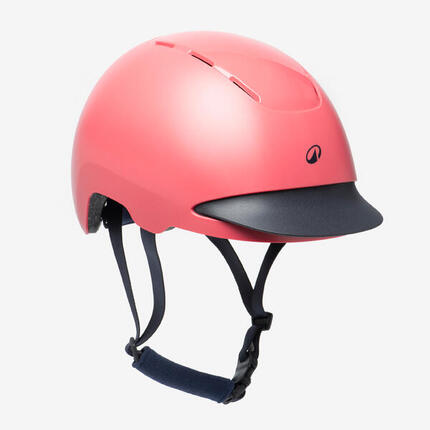 Casque équitation adulte et enfant - CH100 Violet tendre / Bleu cosmos