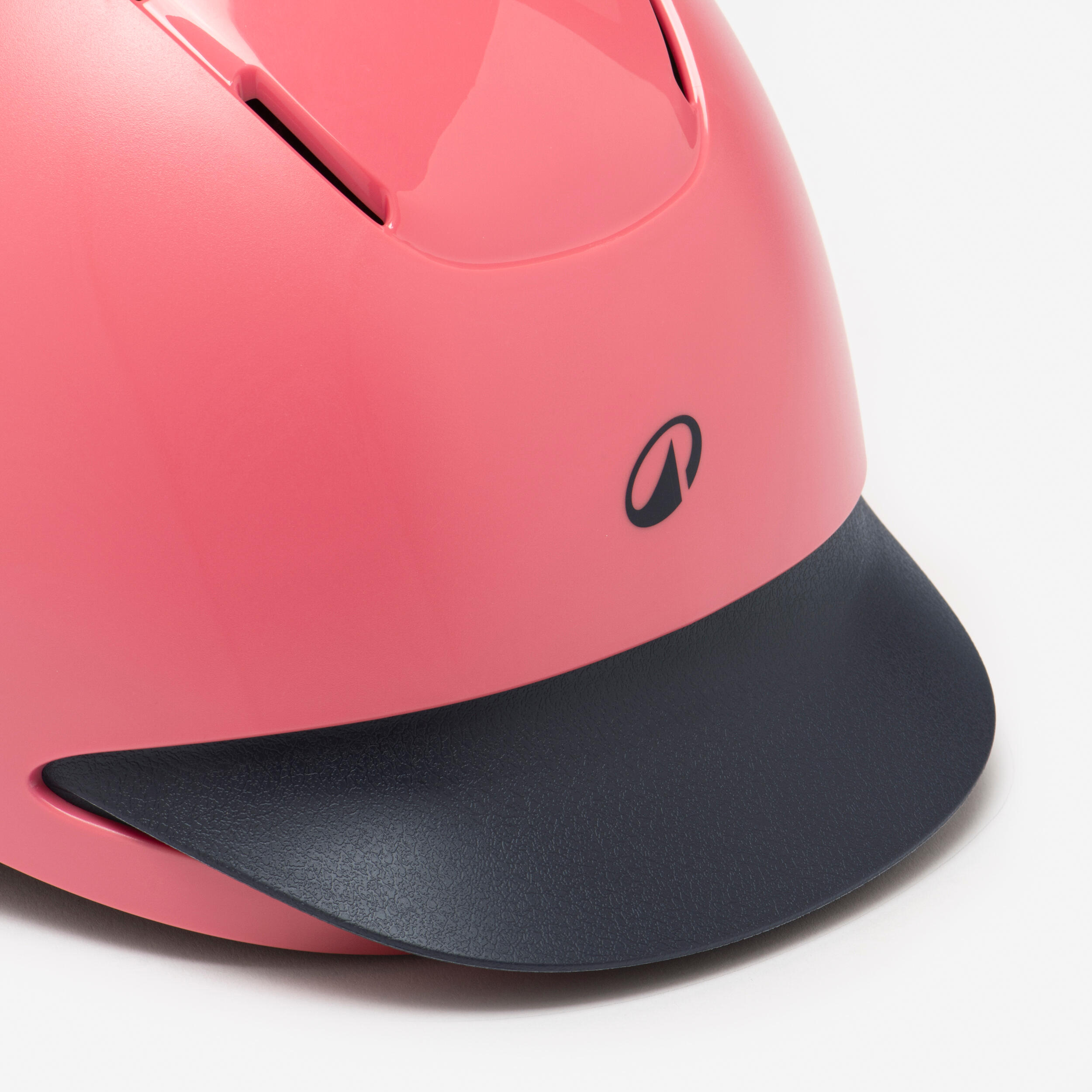 Casque équitation adulte et enfant - CH100 Rose litchi / Bleu cosmos 5/7