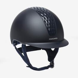 Casque équitation adulte et enfant - 520 bleu cosmos