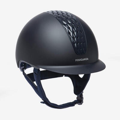 Casco equitazione adulto bambino 520 nero opaco