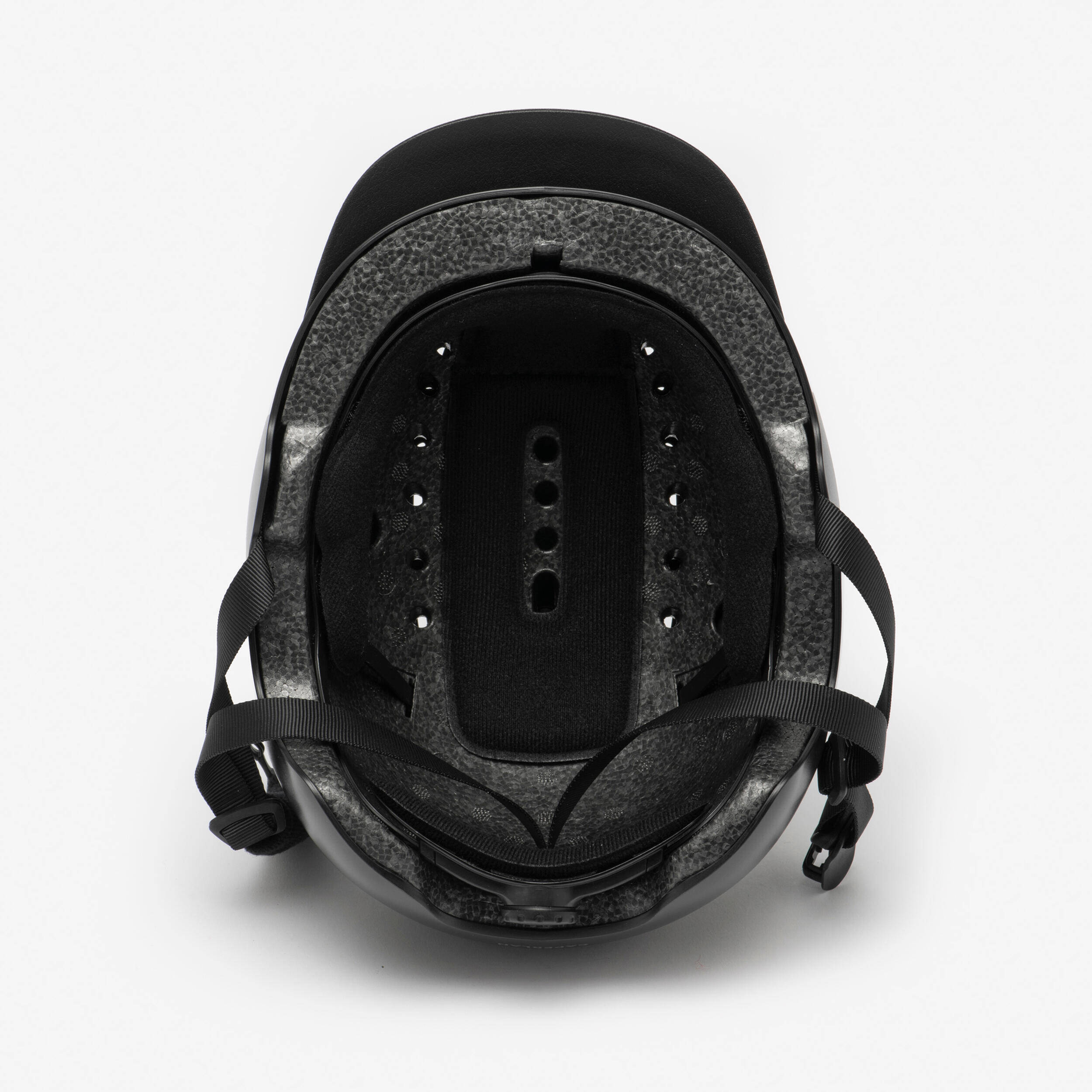 Adult and Kids' Horse Riding Helmet CH100 - Black -  4