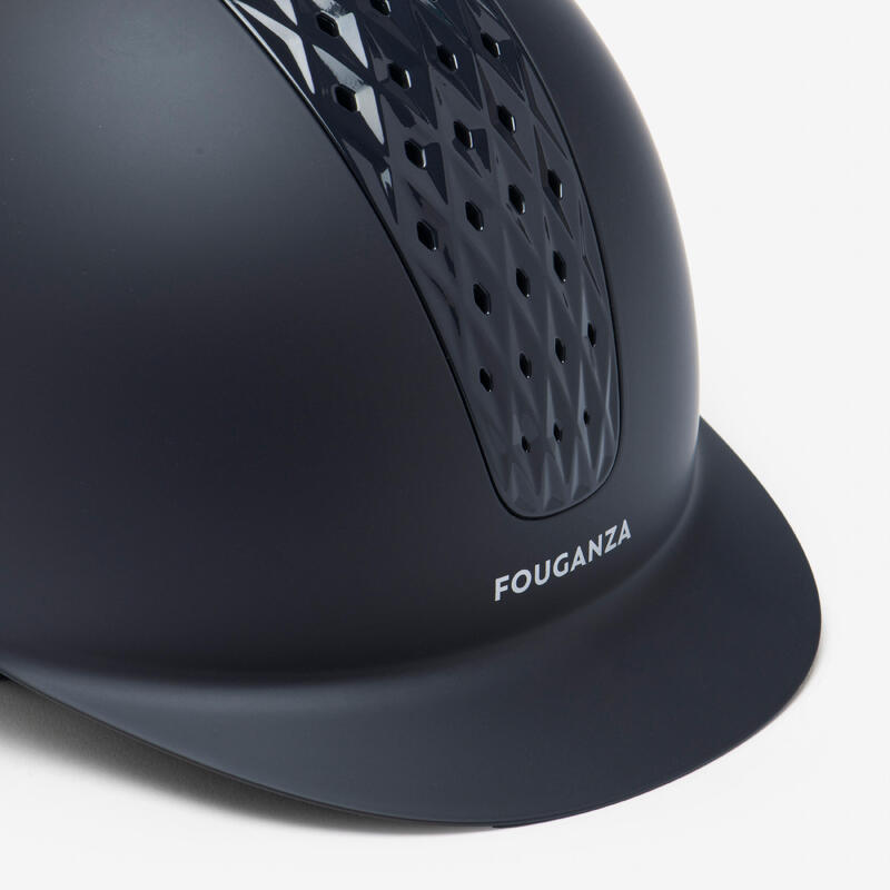 Casque équitation adulte et enfant - 520 bleu cosmos