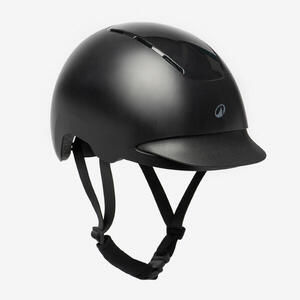 Casco Equitación CH100 Adulto/Niños Negro
