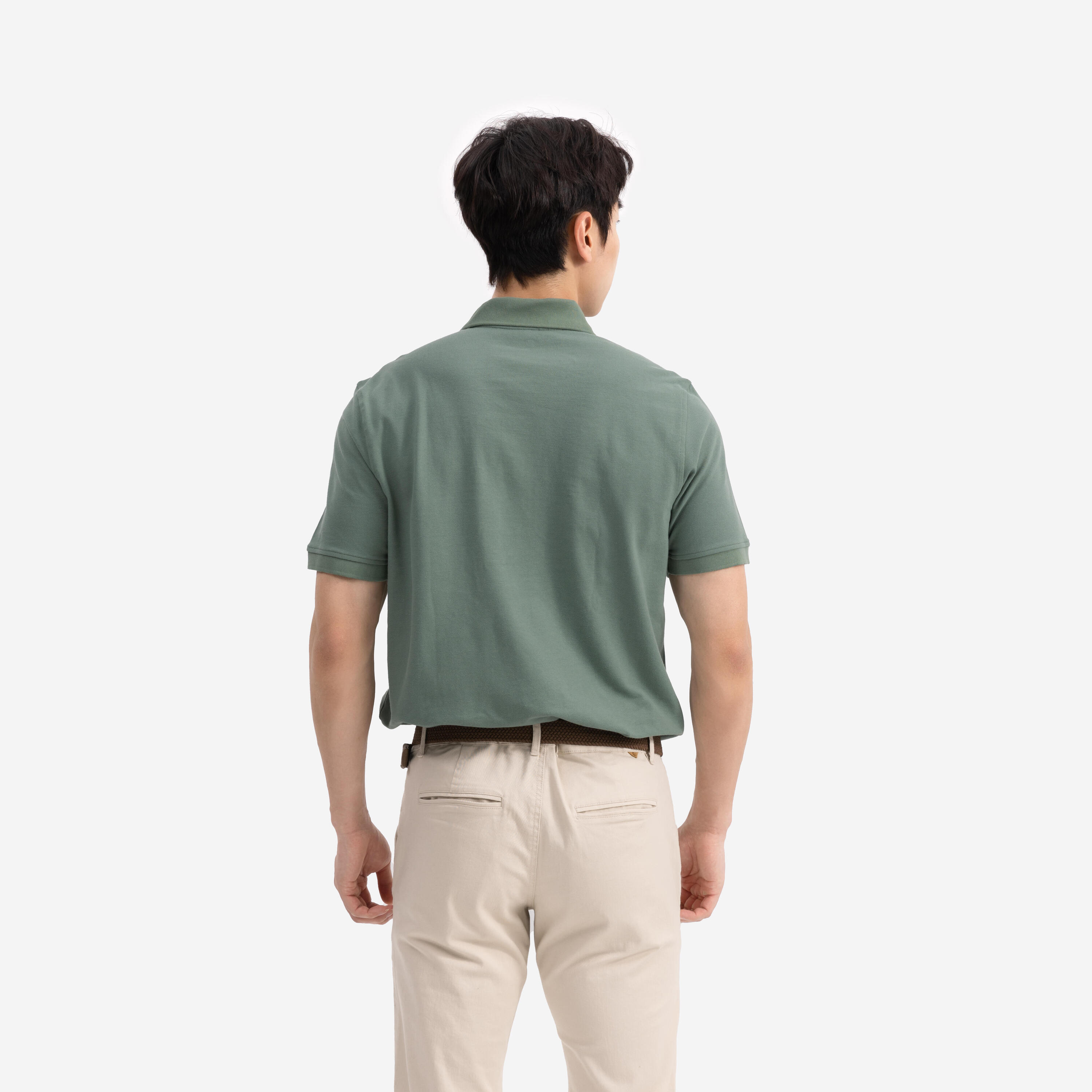 Polo golf uomo MW 500 verde 13/48