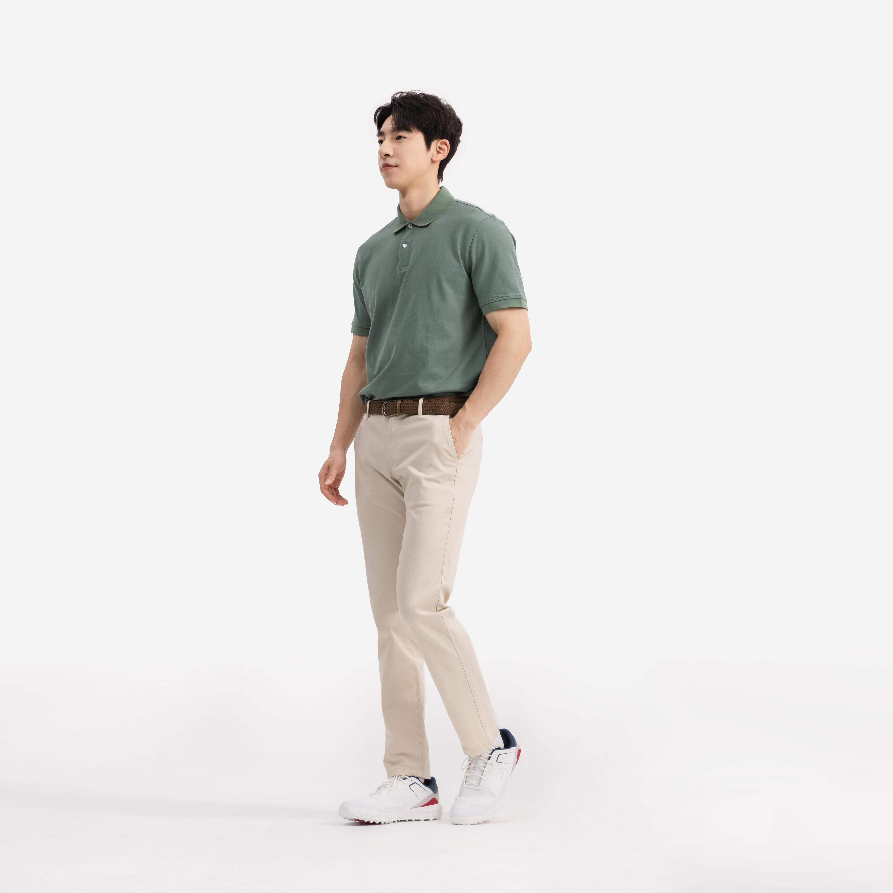Polo golf uomo MW 500 verde 9/48