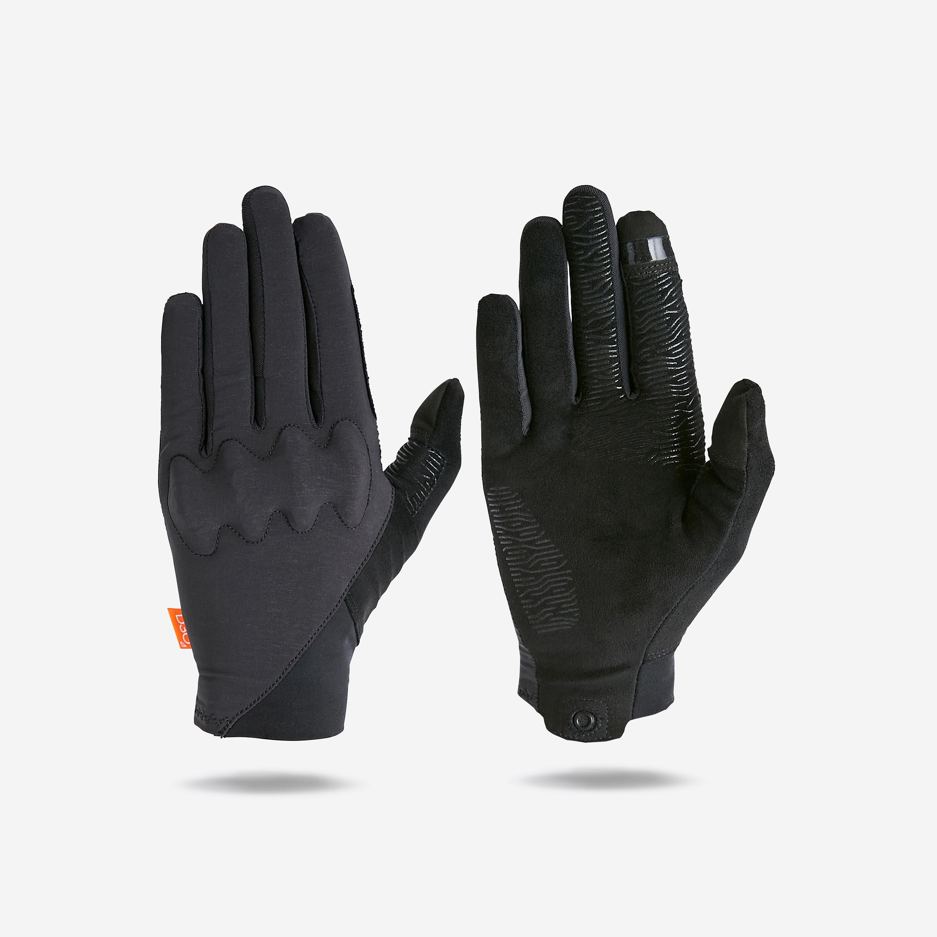 D30® Protective cycling gloves - Black