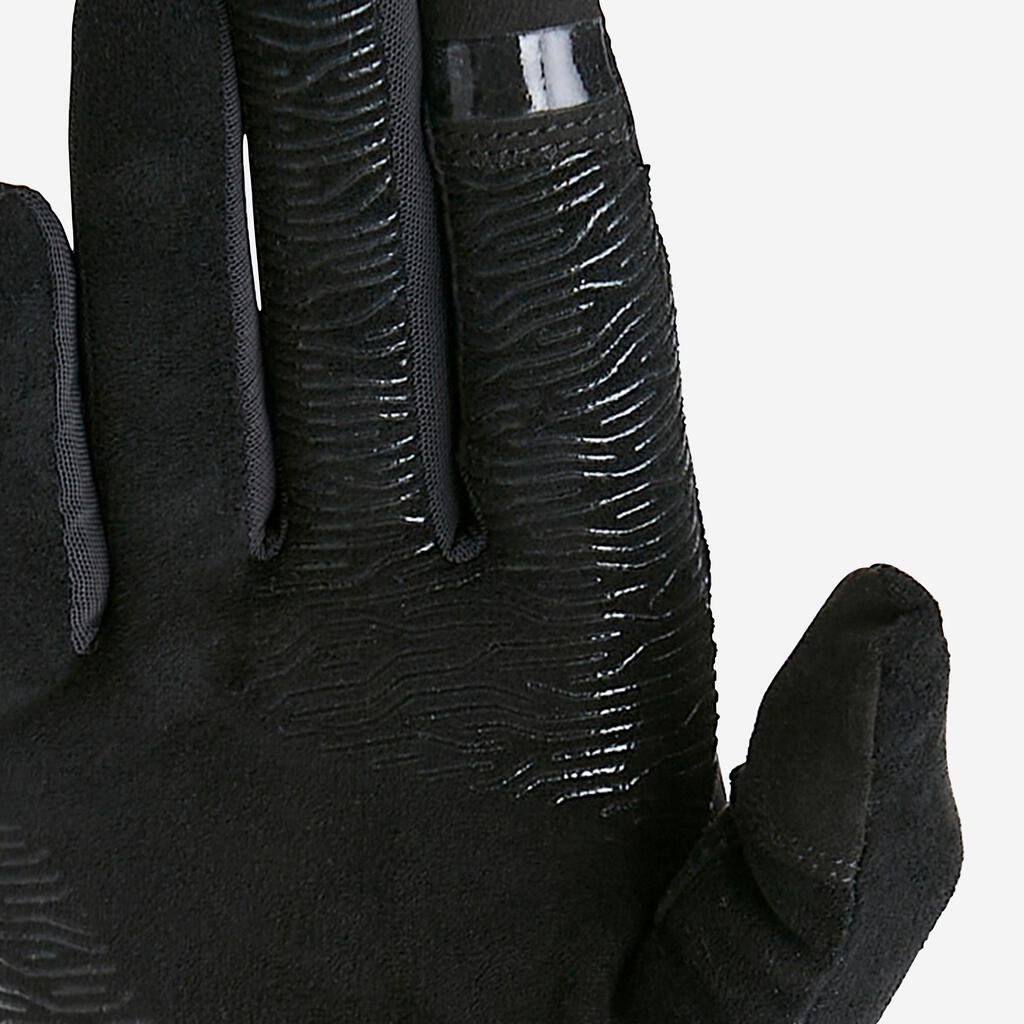 Crne zaštitne biciklističke rukavice D30® 